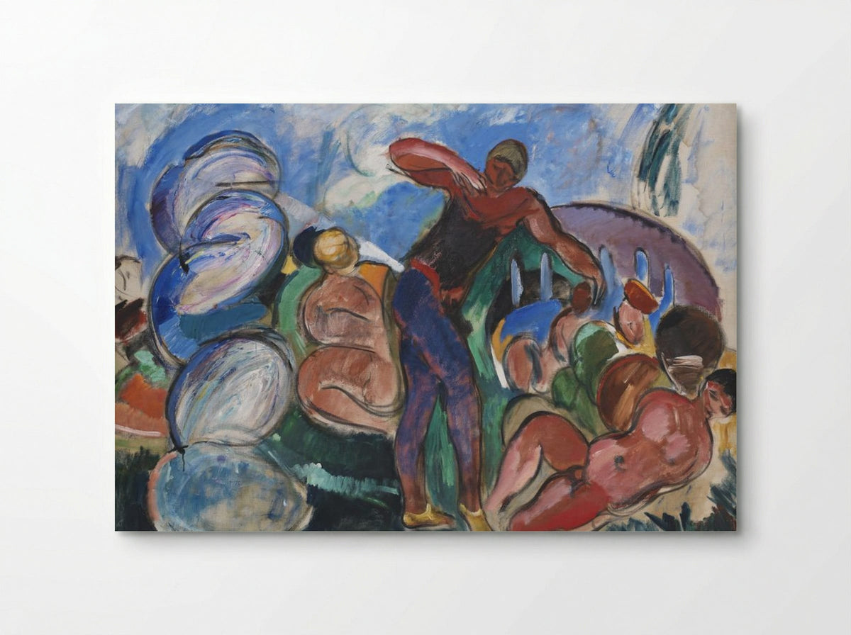 Composition with Figures - Jens Adolf Jerichau - Poster