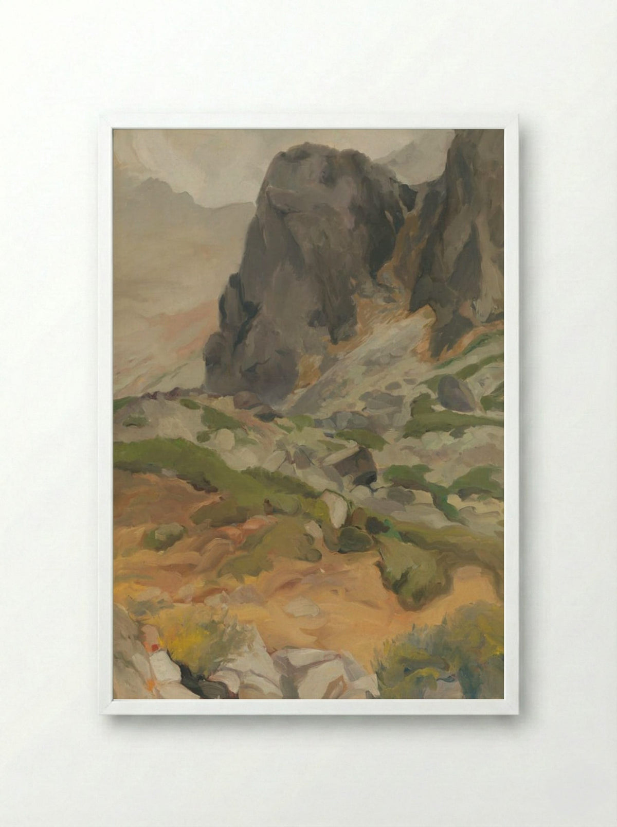 Tatras - Zolo Palugyay - Framed Print White