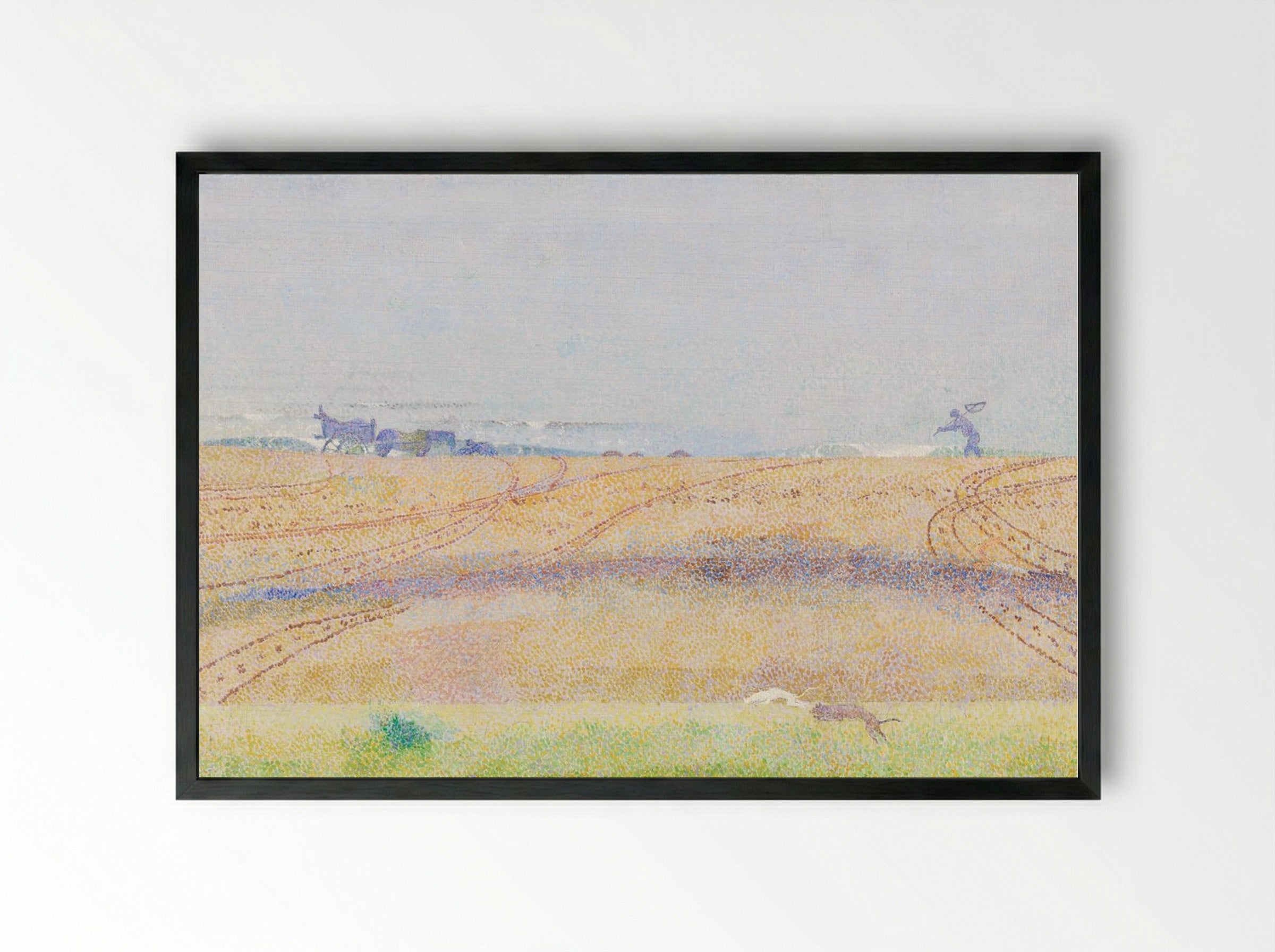 Misty Sea - Jan Toorop - Framed Print Black