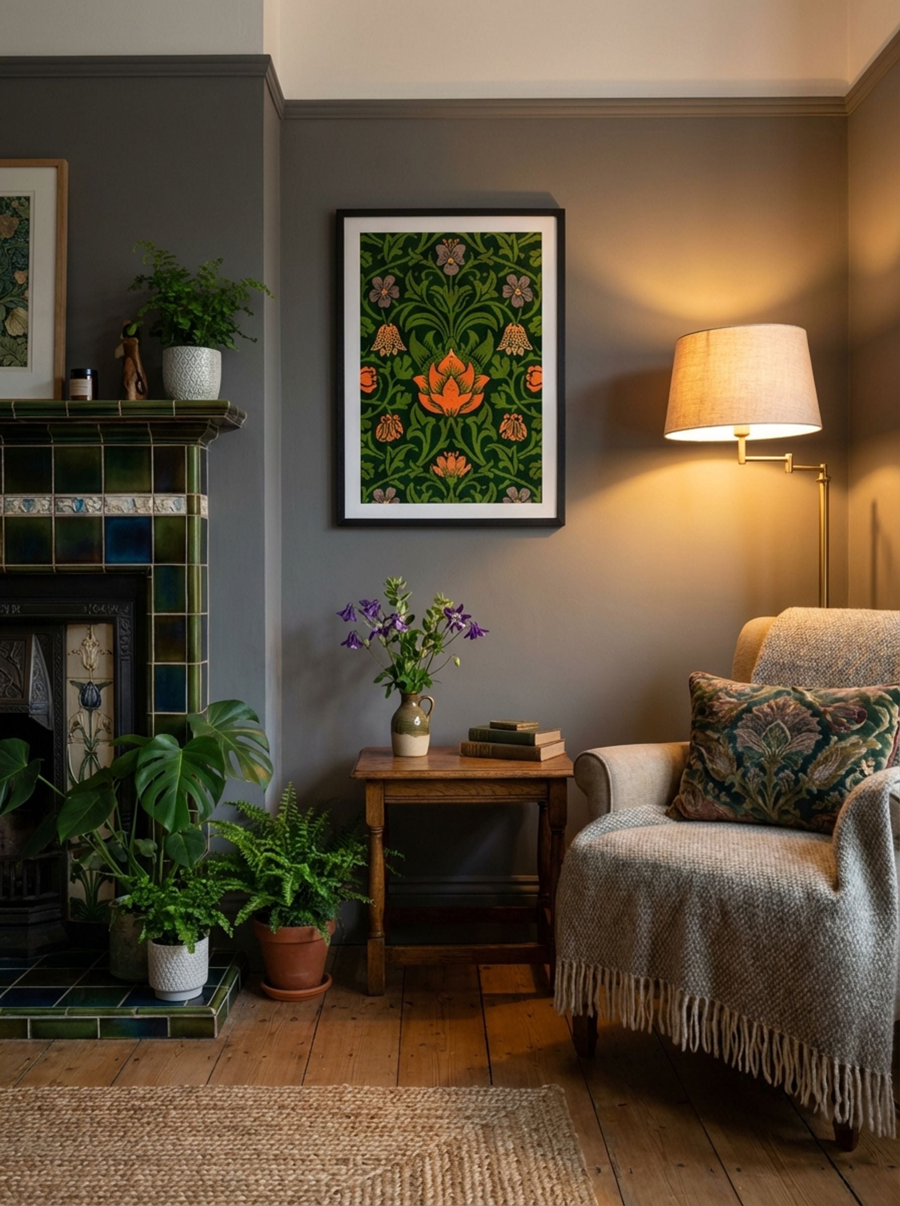 Violet and Columbine - William Morris - Lifestyle