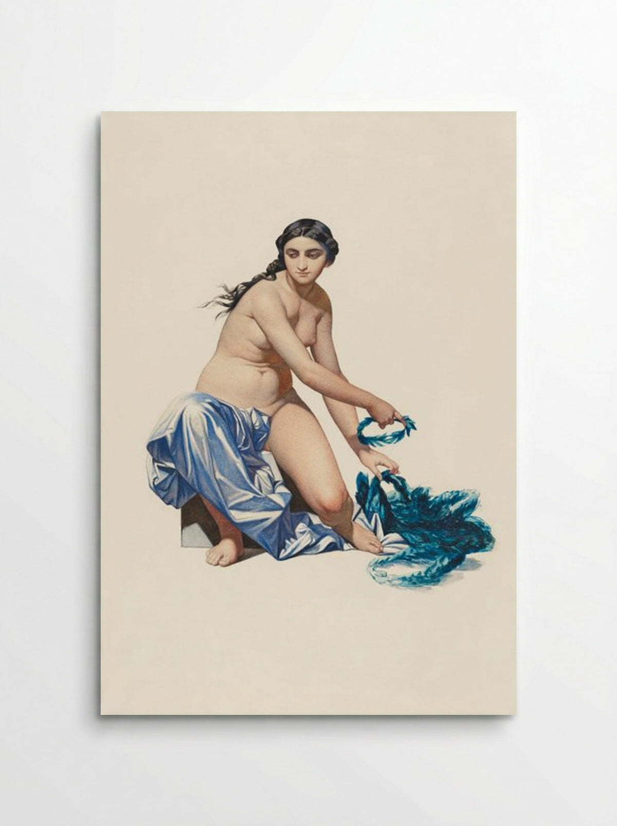 Study for a Figure of Fame - Paul Delaroche - Poster