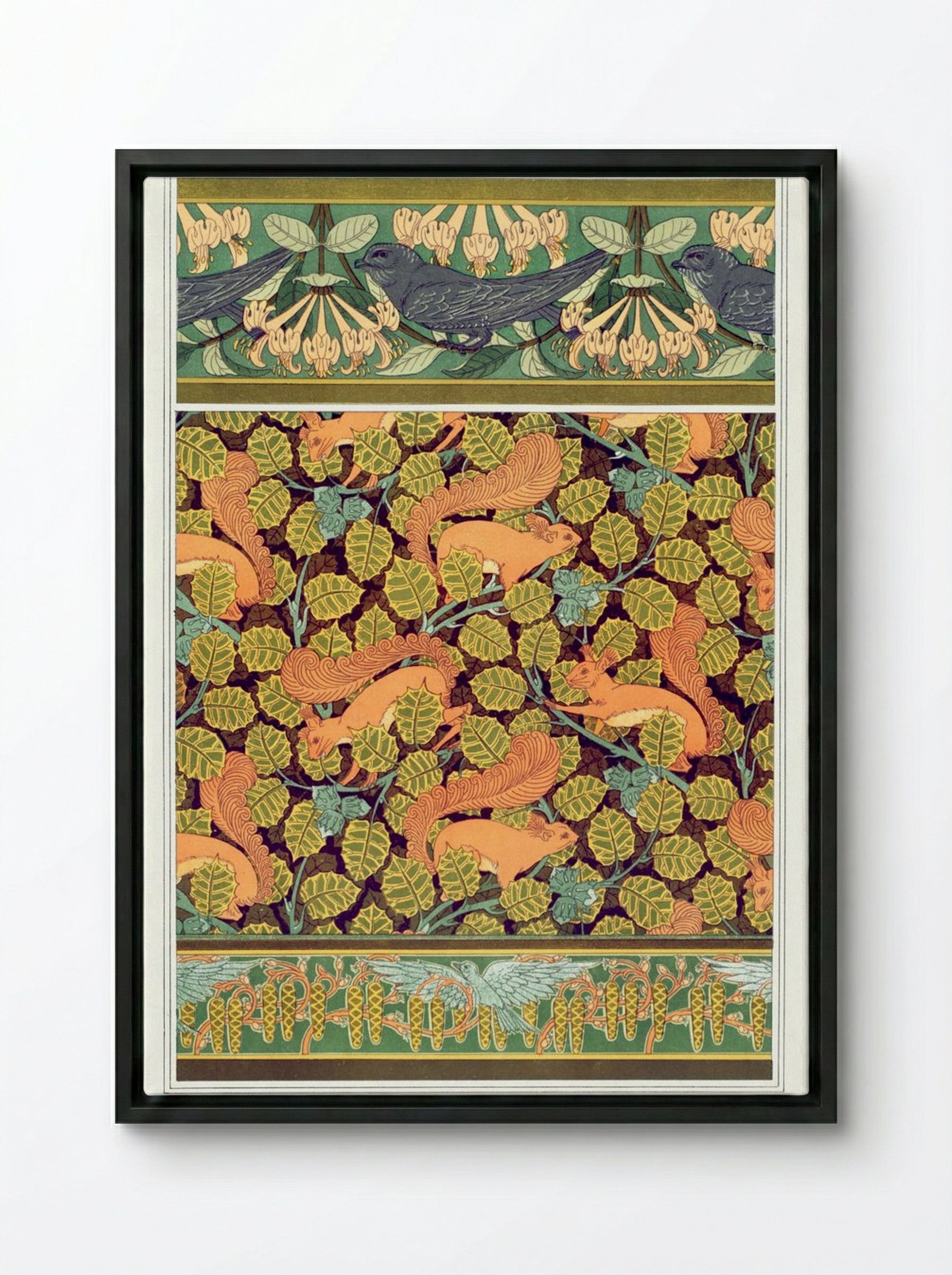 L'Animal dans la Décoration, Plate 22 - Maurice Pillard Verneuil - Framed Canvas Black