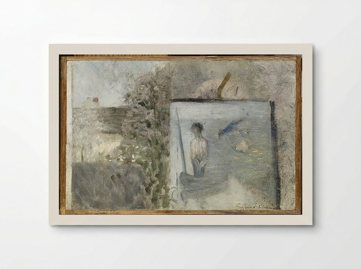 Landscape with Bathers - Pierre Puvis de Chavannes - Poster
