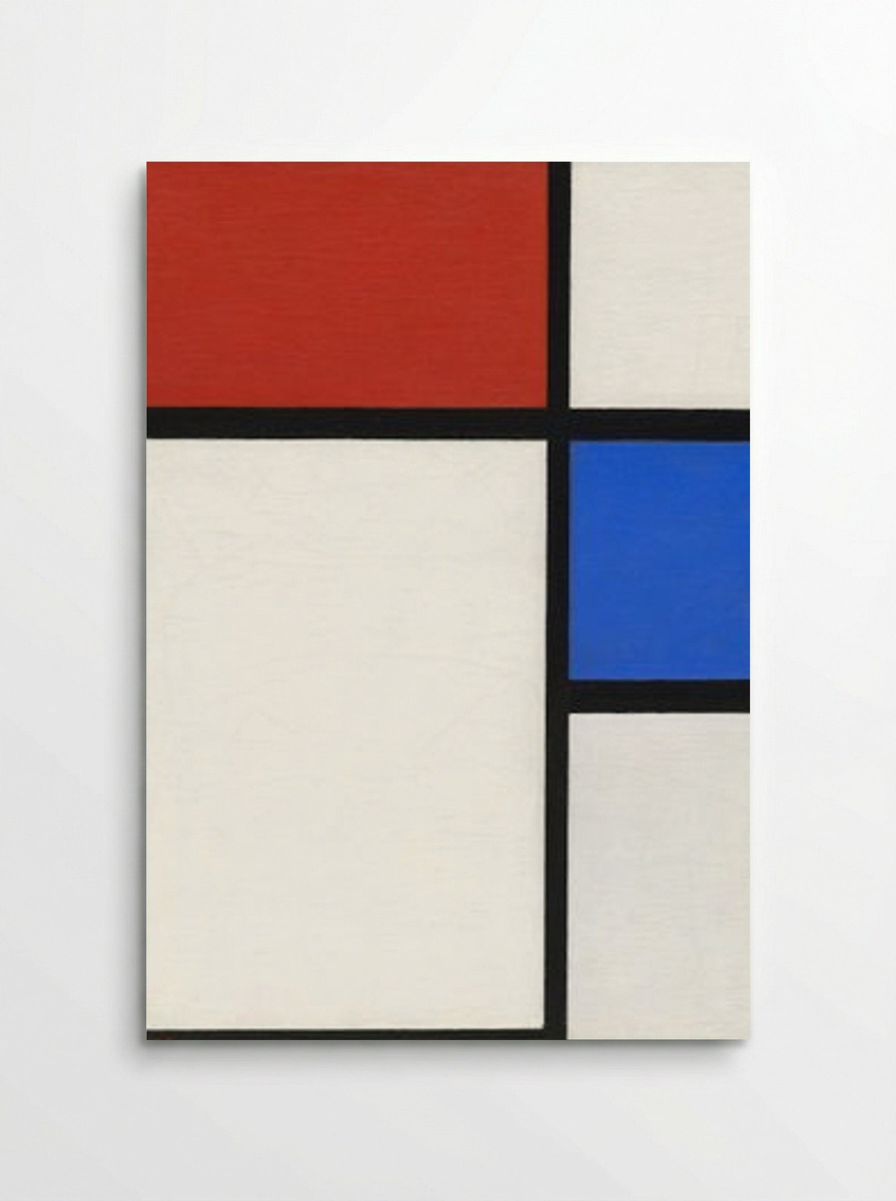Composition No. II with Red and Blue - Piet Mondrian - Poster