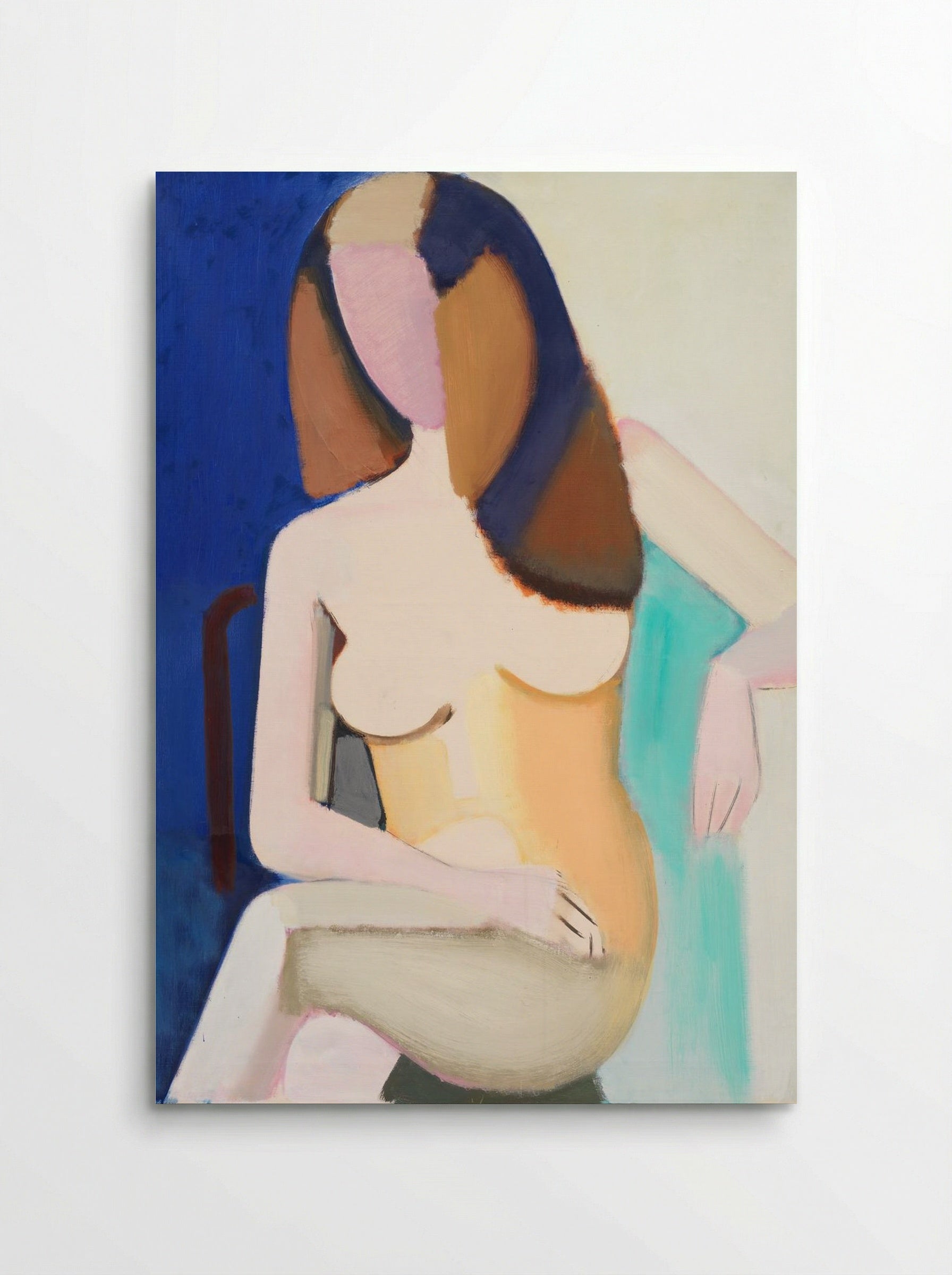 Seated Female Model - Vilhelm Lundstrøm - Poster