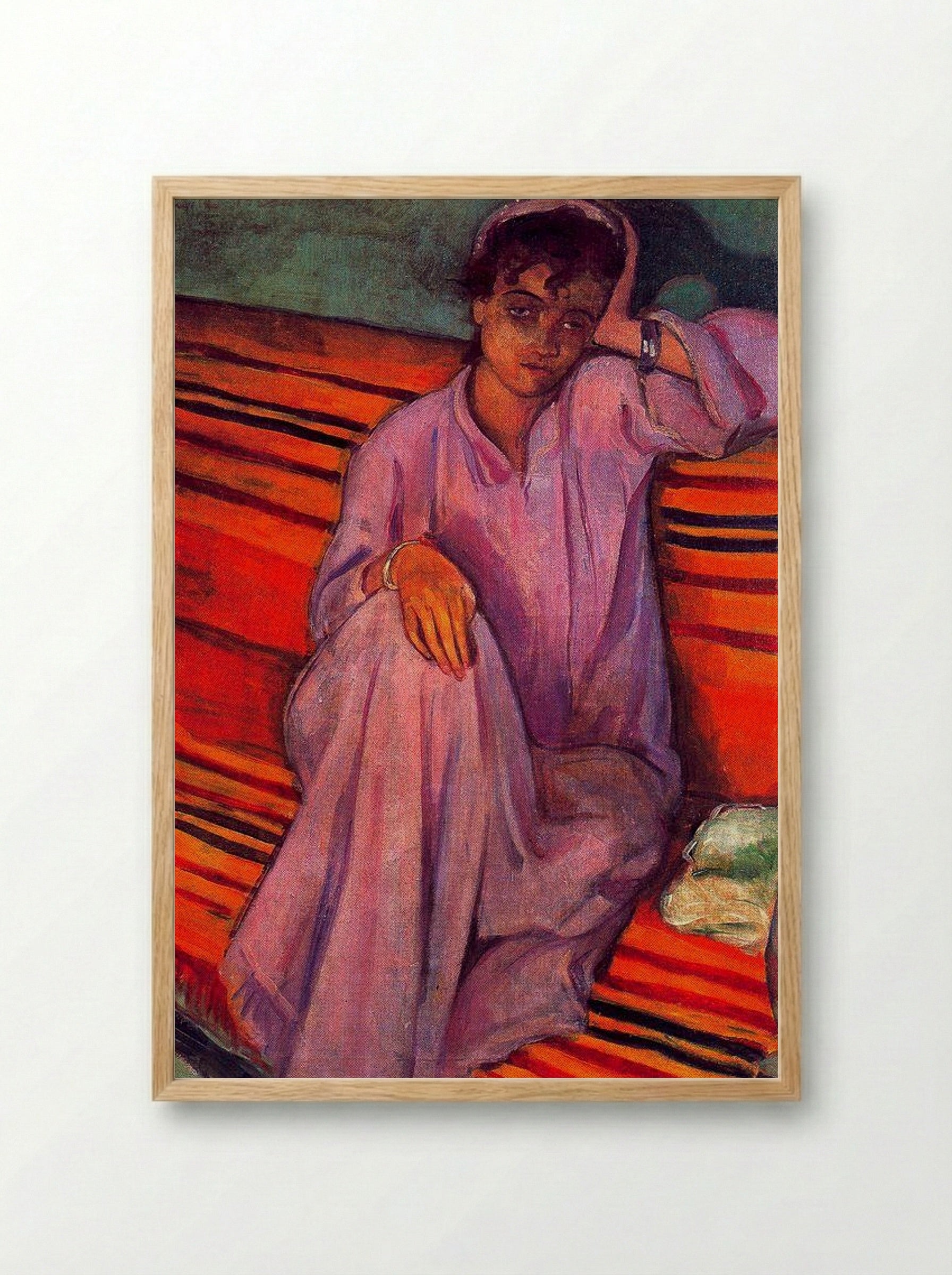 African Woman - Émile Bernard - Framed Print Wood