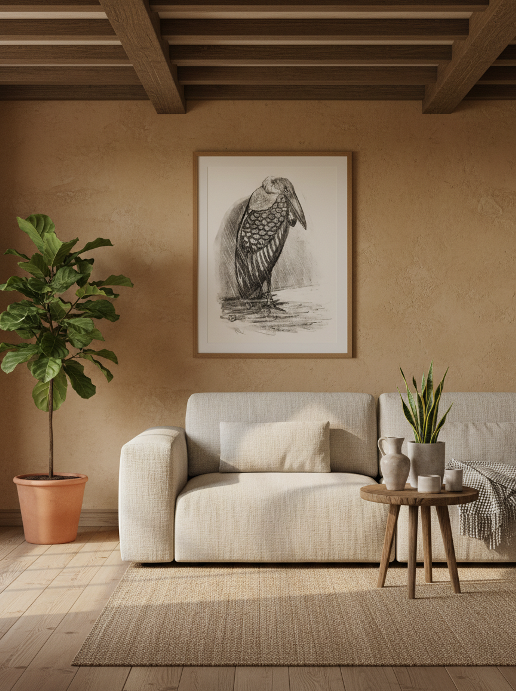 Marabou in the Rain - Theo van Hoytema - Lifestyle