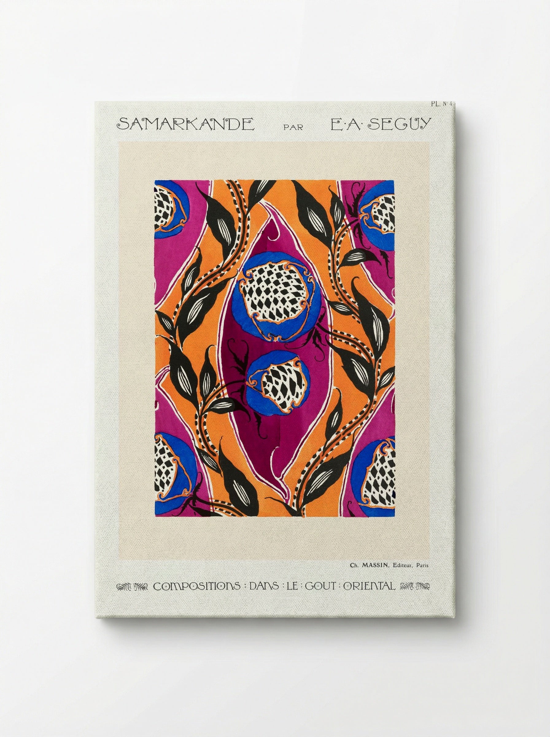 Samarkande, Planche No. 4 - Émile-Allain Séguy - Canvas