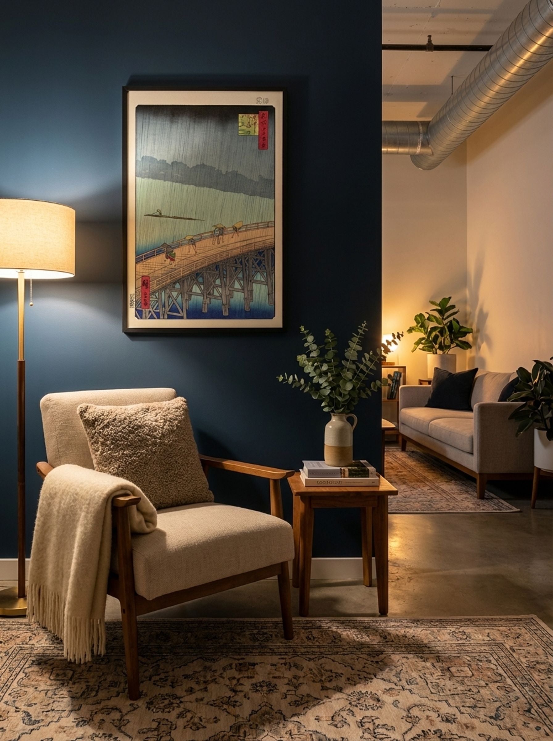 Sudden Shower over Shin-Ōhashi bridge and Atake - Utagawa Hiroshige - Lifestyle