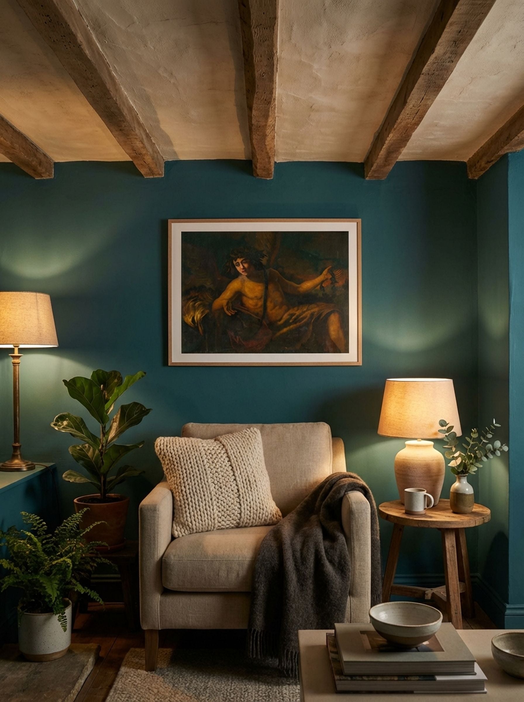 Reclining Bacchus - Fine Art Print - Lifestyle