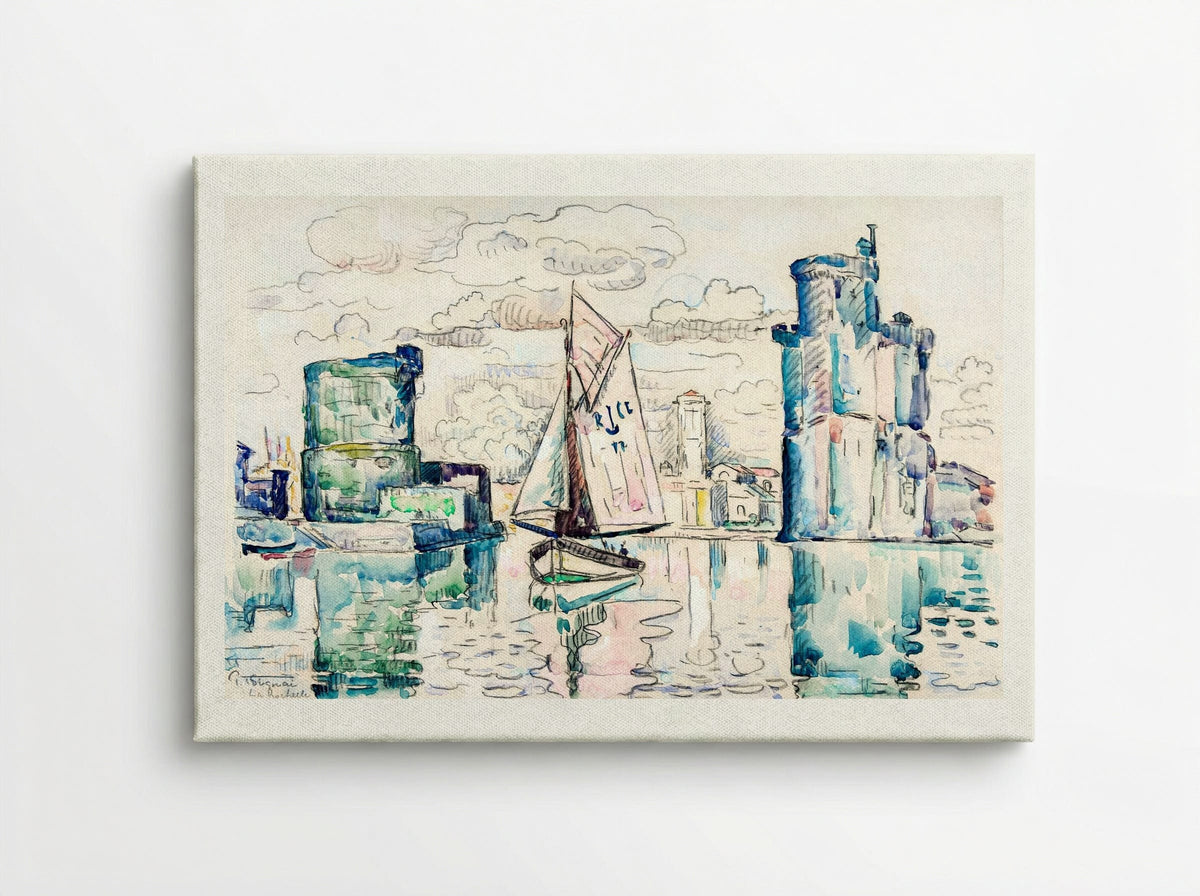 Entrance to the Harbour of La Rochelle - Paul Signac - Canvas