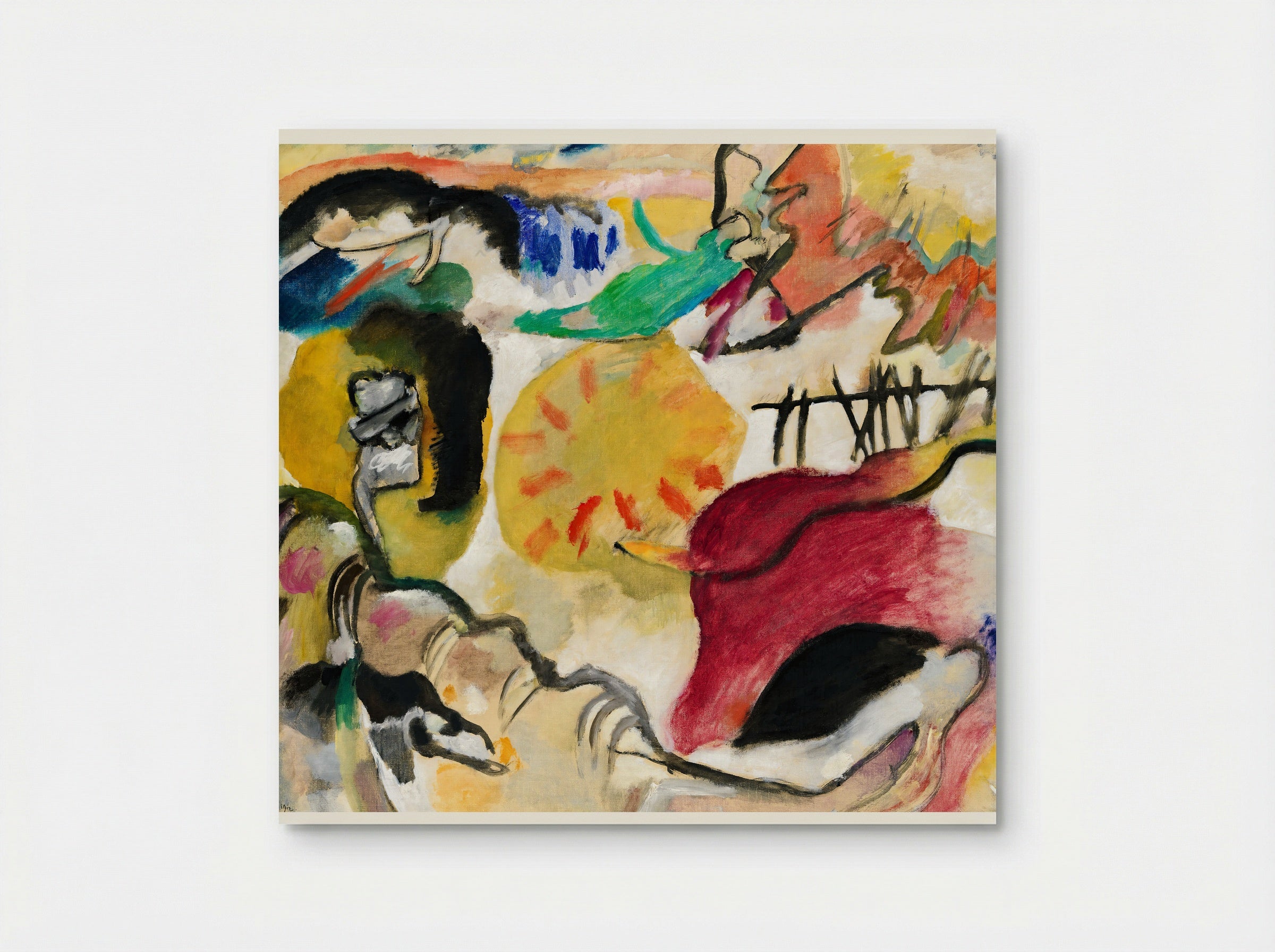 Improvisation 27 (Garden of Love II) - Wassily Kandinsky - Poster