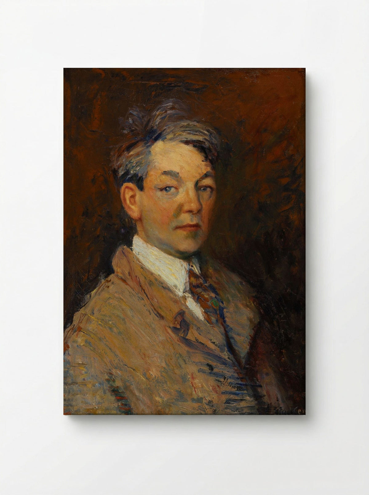 Self-Portrait - William James Glackens - Canvas