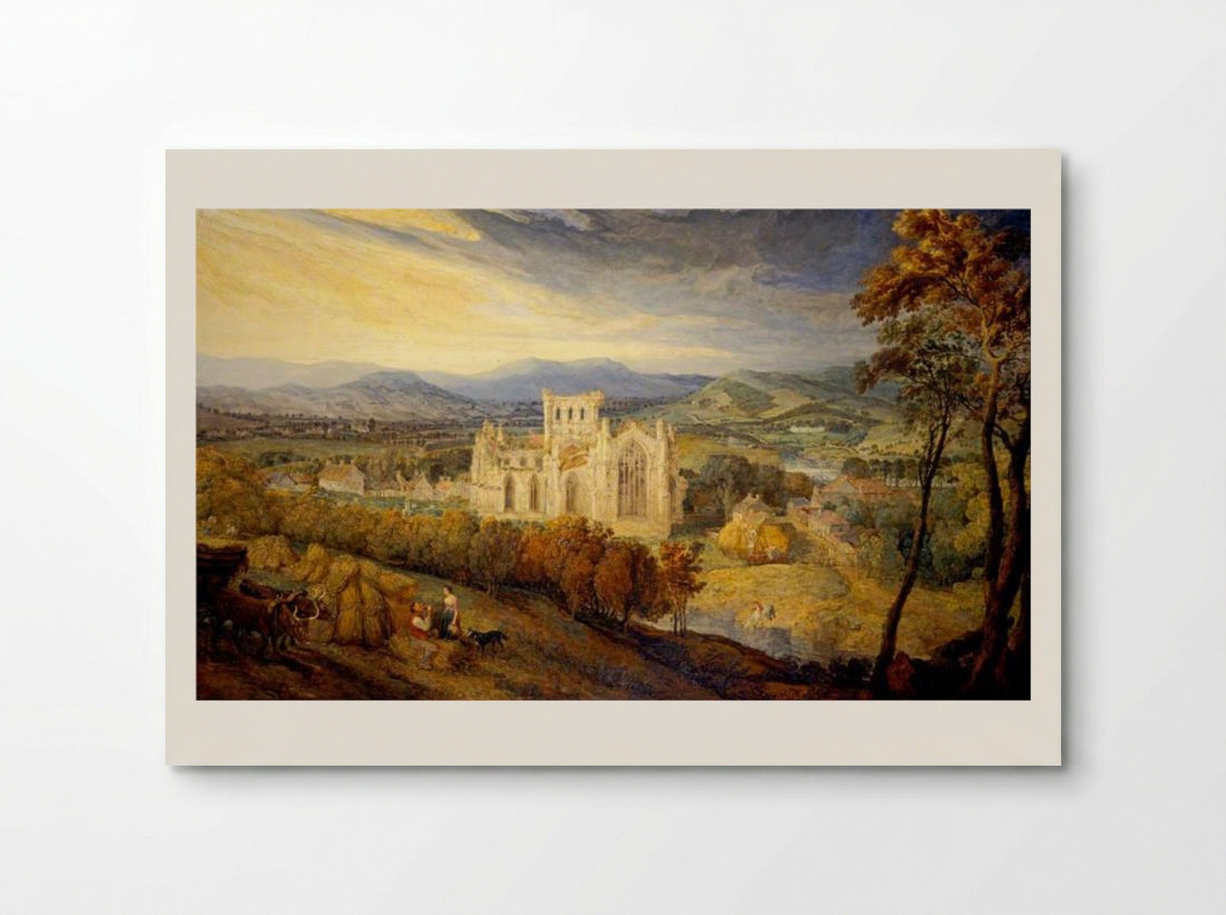 Melrose Abbey - James Ward - Poster