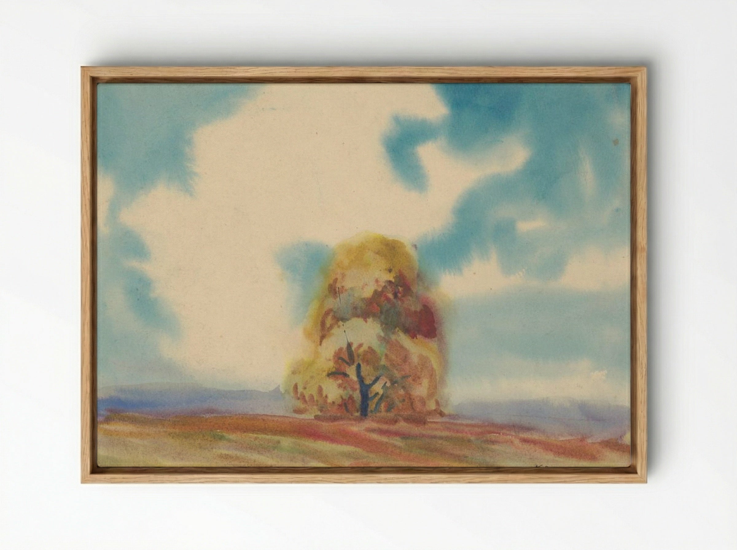 Autumn Tree - Zolo Palugyay - Framed Canvas Wood