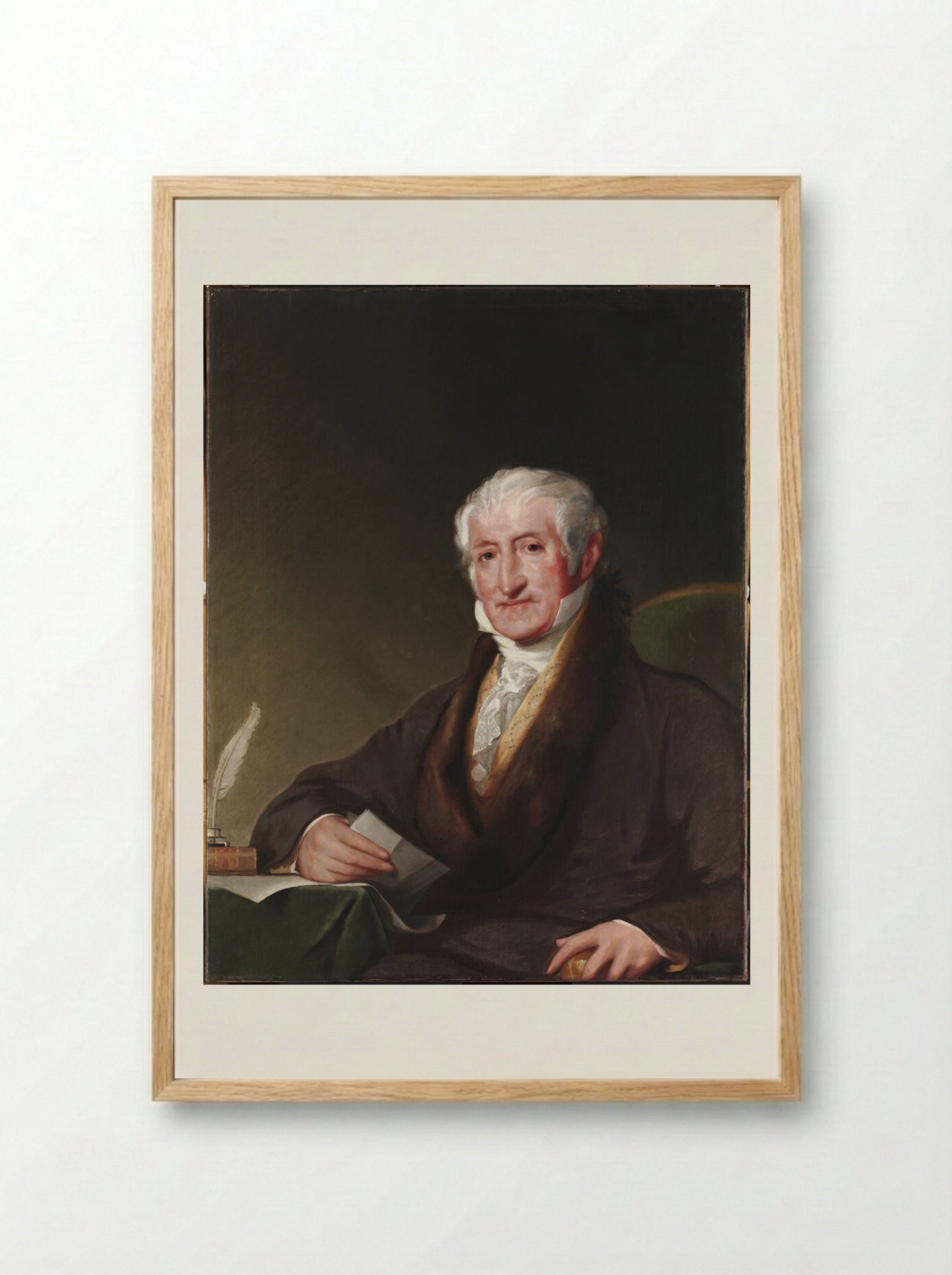 Ward Nicholas Boylston (1749-1828) - Gilbert Stuart - Framed Print Wood
