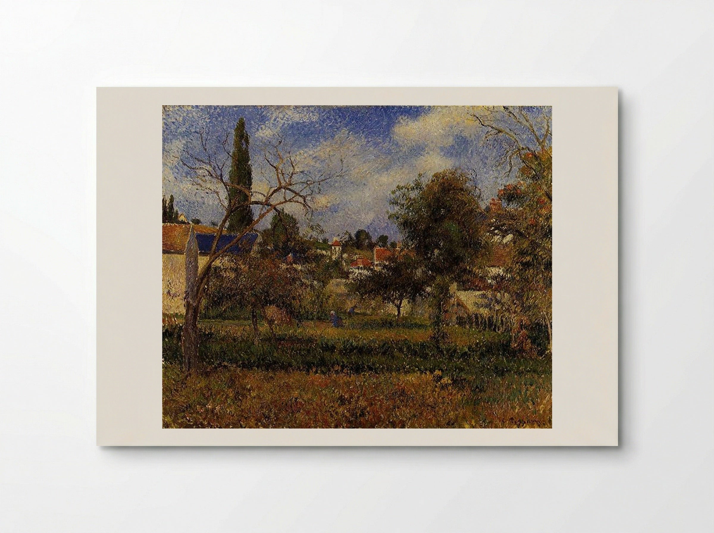 Kitchen Gardens, Pontoise - Camille Pissarro - Poster