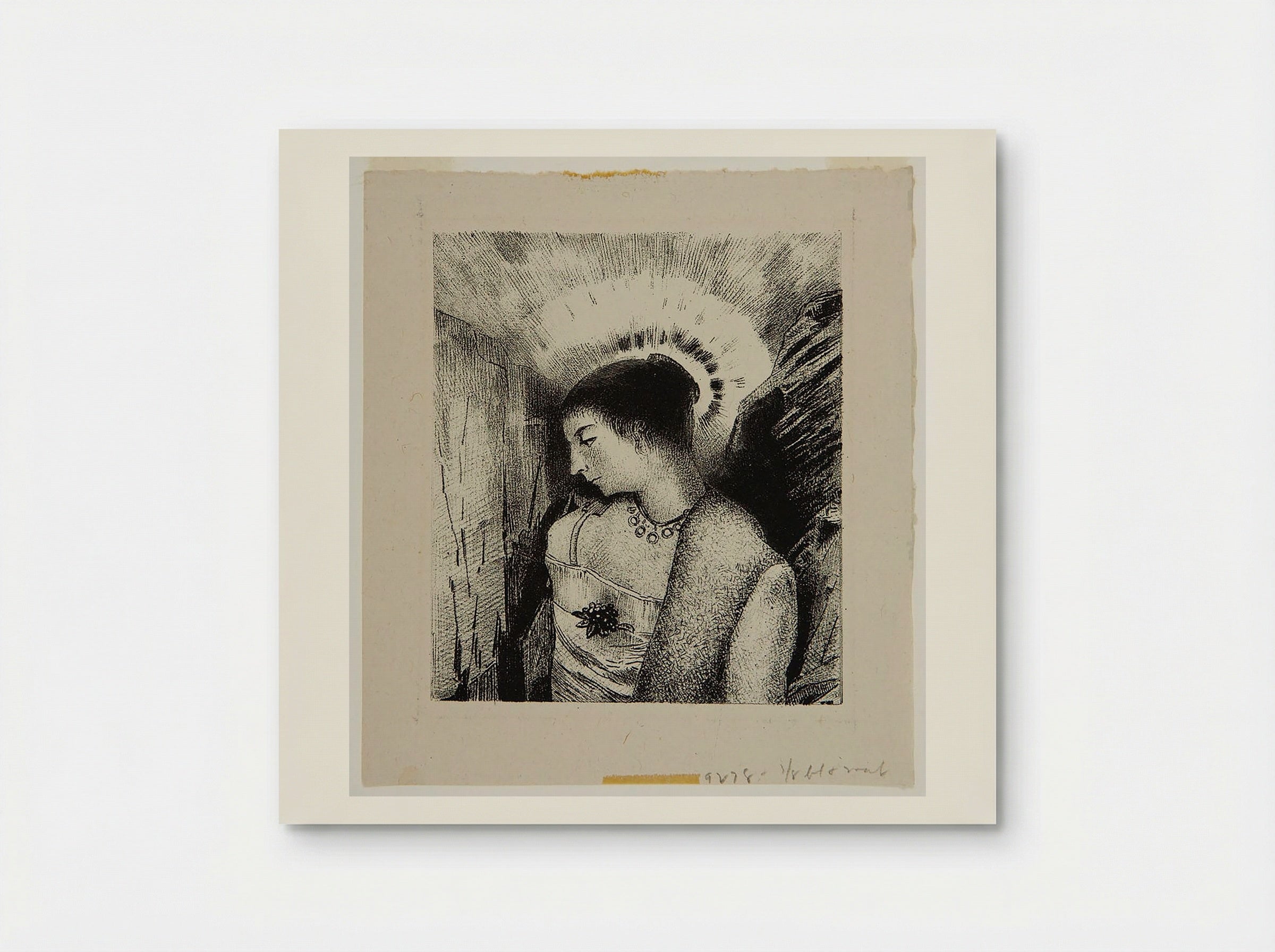 Behold the Good Goddess, the Idaean Mother of the Mountains - Odilon Redon - Poster