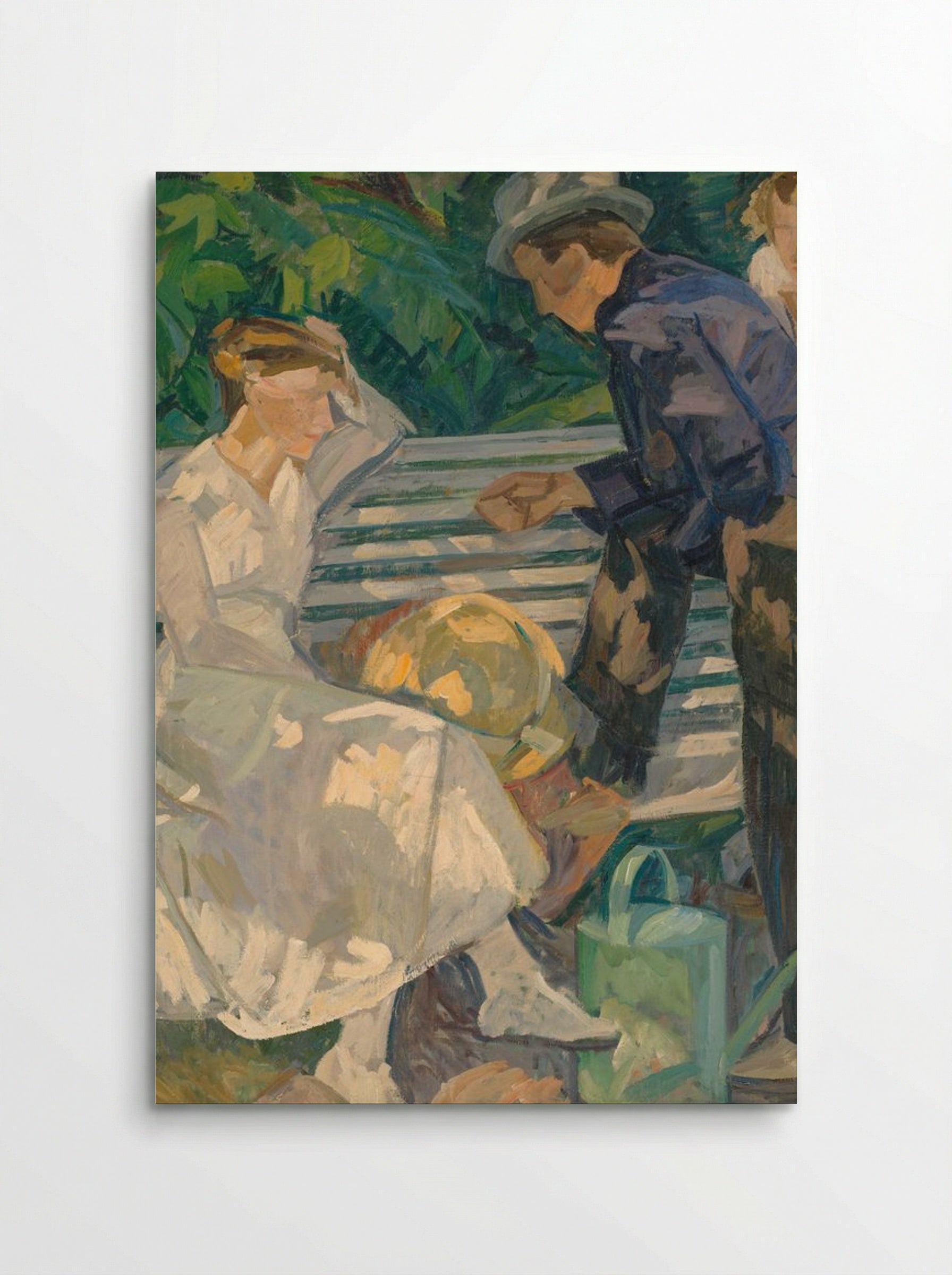 In the Priest's Garden. Christians - Edvard Weie - Poster