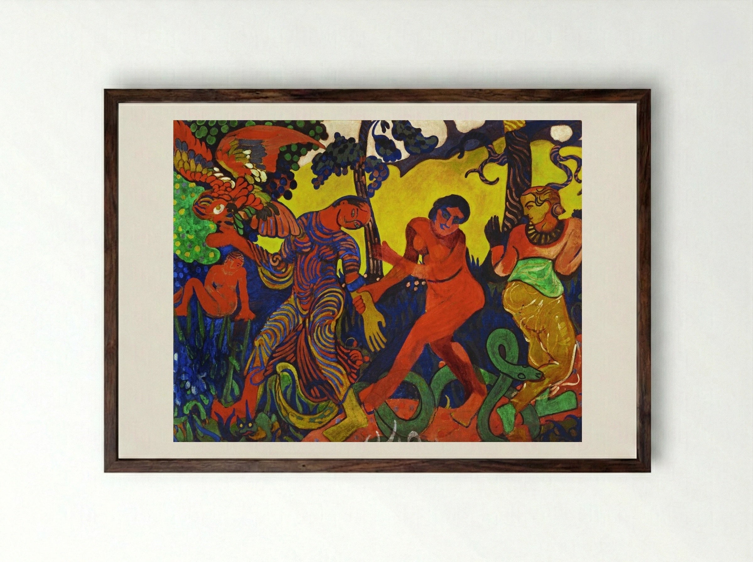 The Dance - André Derain - Framed Print Dark Wood
