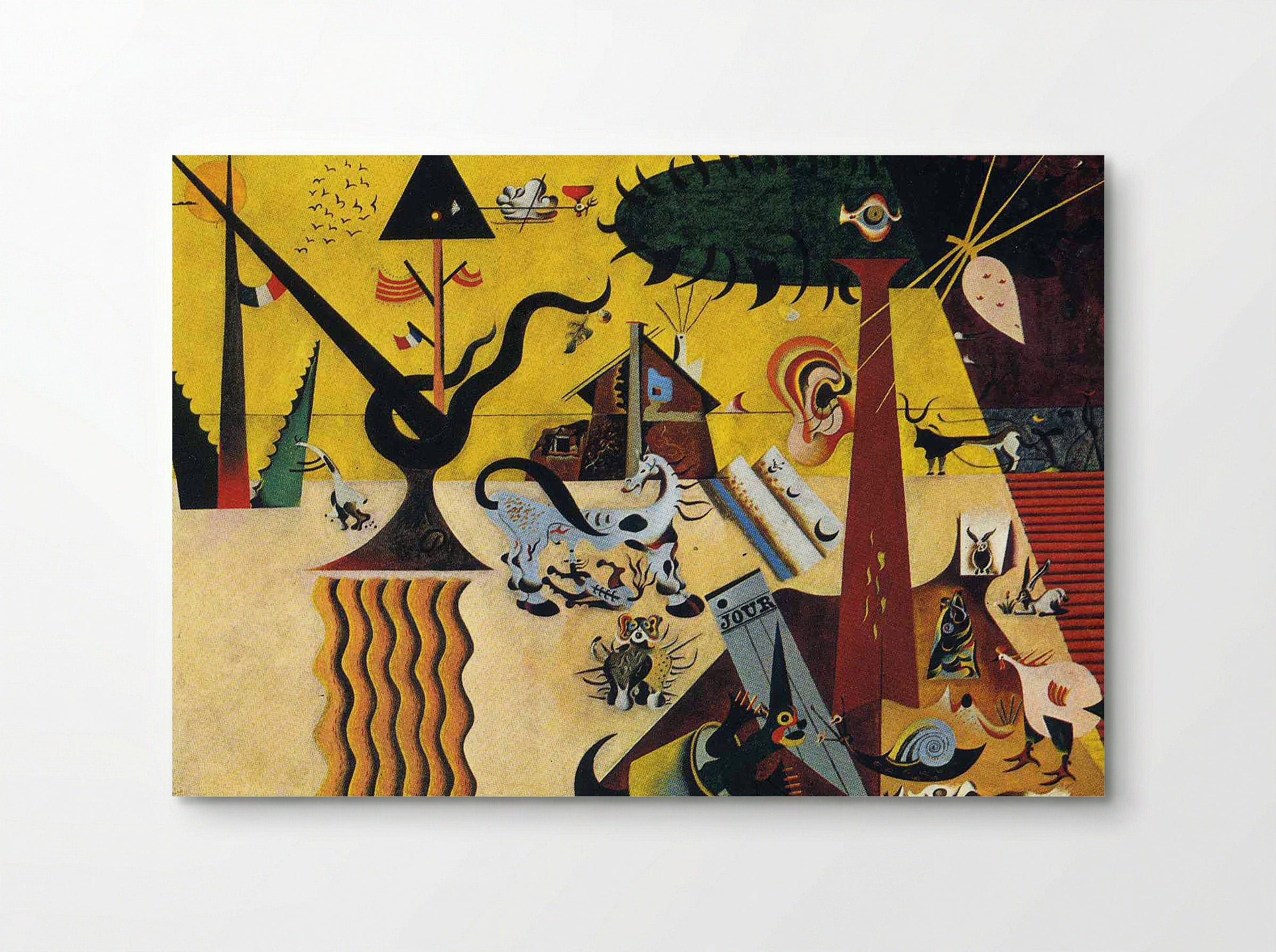 The Tilled Field - Joan Miró - Poster