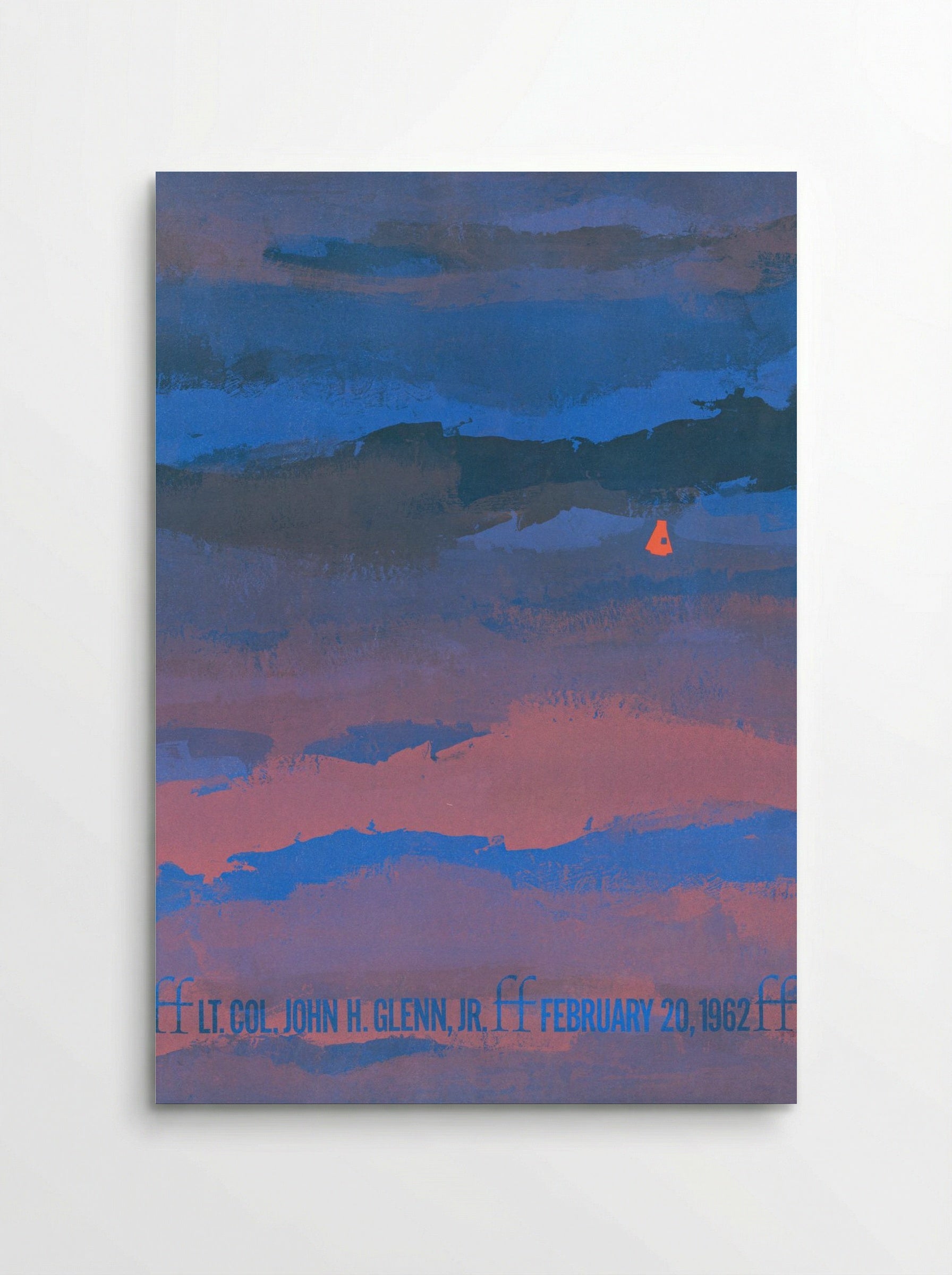 Lt. Col. John H. Glenn, Jr., February 20, 1962 (Space Flight Commemoration) - Fine Art Print - Poster