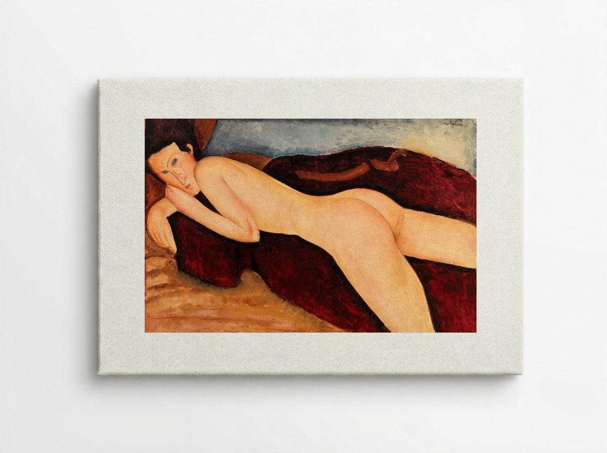 Reclining Nude from the Back - Amedeo Modigliani - Canvas