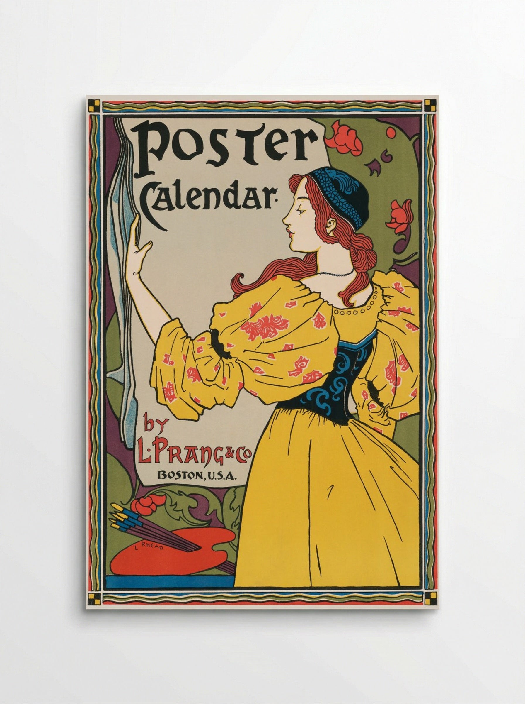 Poster Calendar by L. Prang & Co. - Louis Rhead - Poster