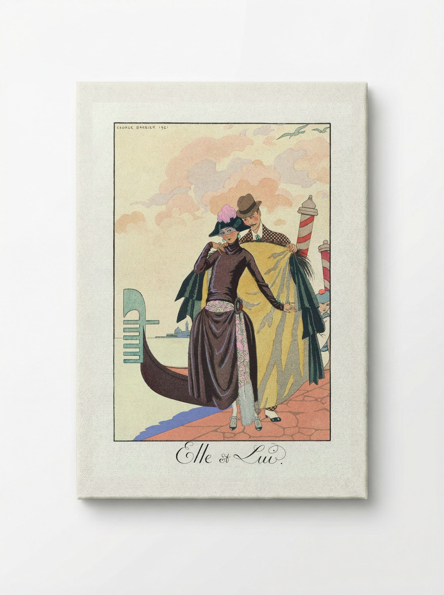Elle et Lui - George Barbier - Canvas