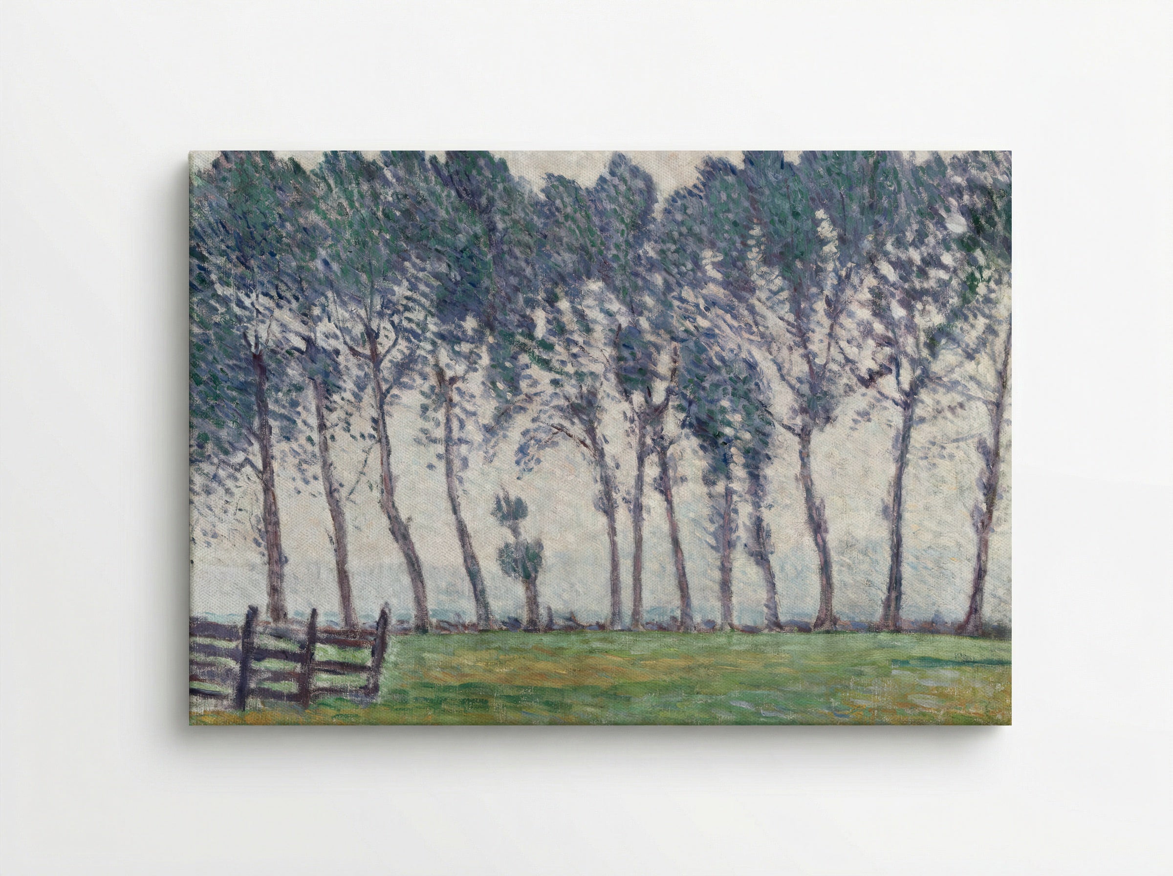 Rainy Weather at Hampton Court - Alfred William Finch - Canvas