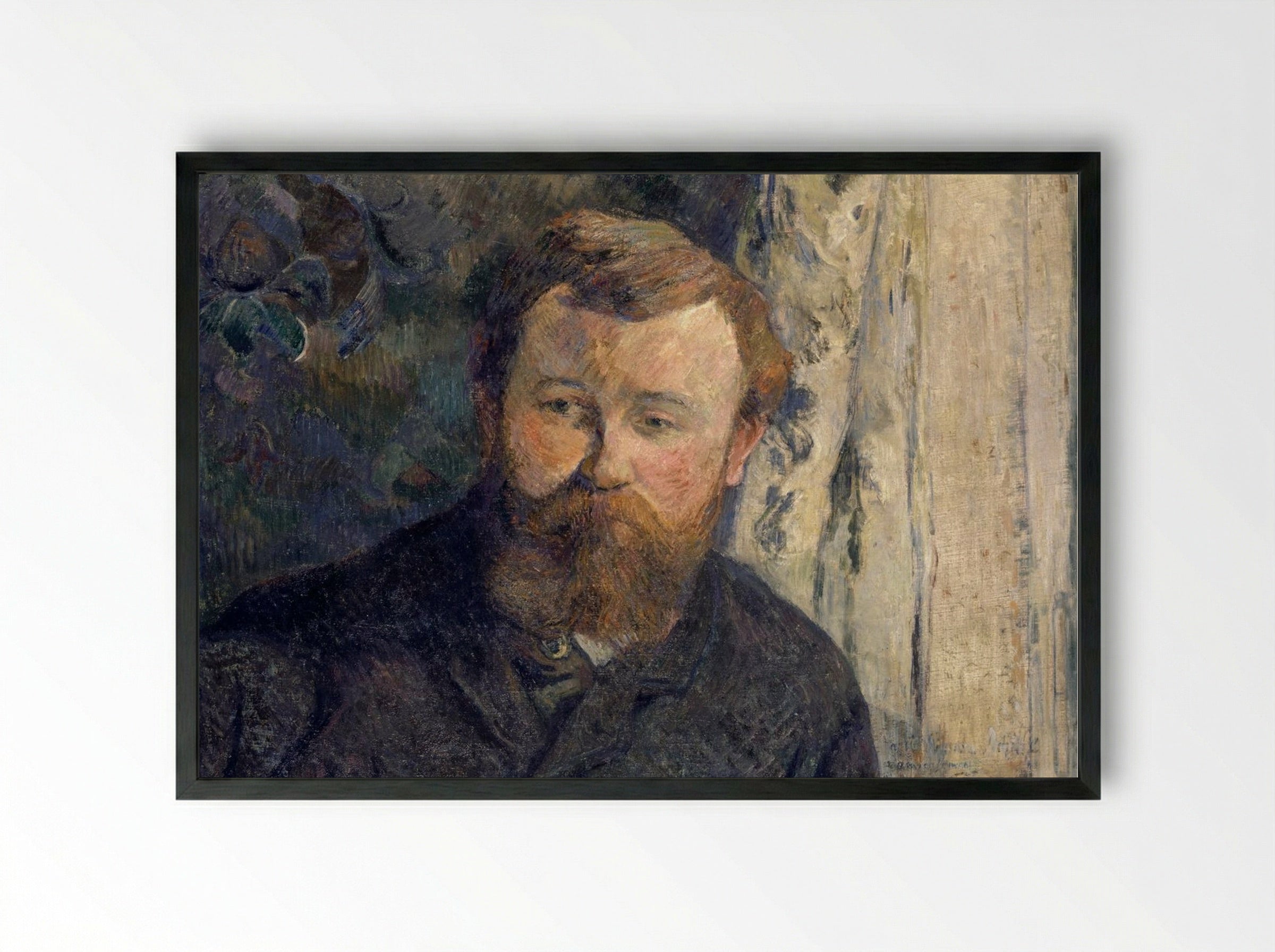 Portrait of Achille Granchi-Taylor - Paul Gauguin - Framed Print Black
