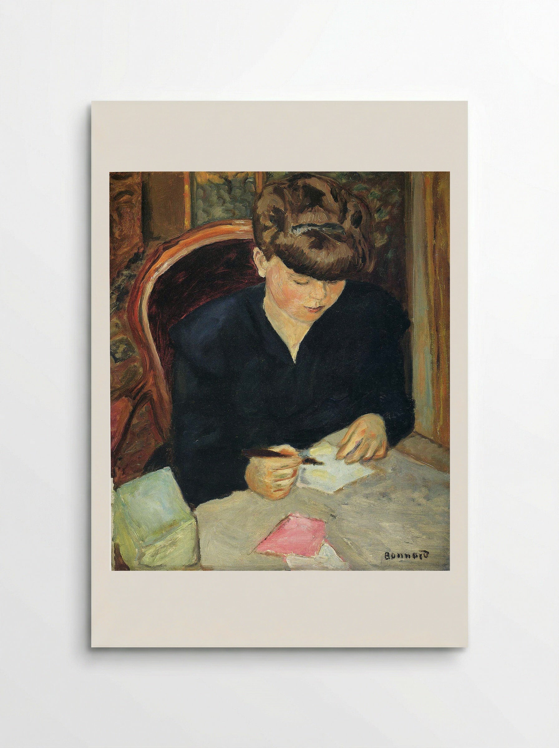 The Letter - Pierre Bonnard - Poster