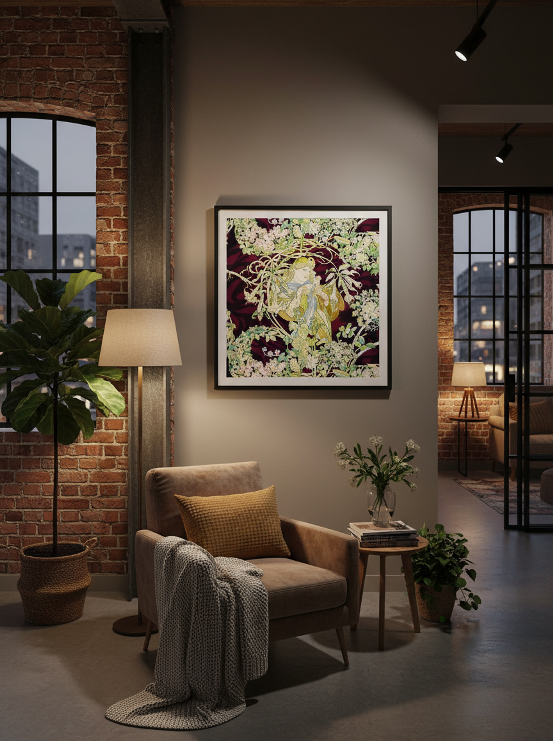 Femme à la Marguerite (Woman with Daisy) - Alphonse Mucha - Lifestyle