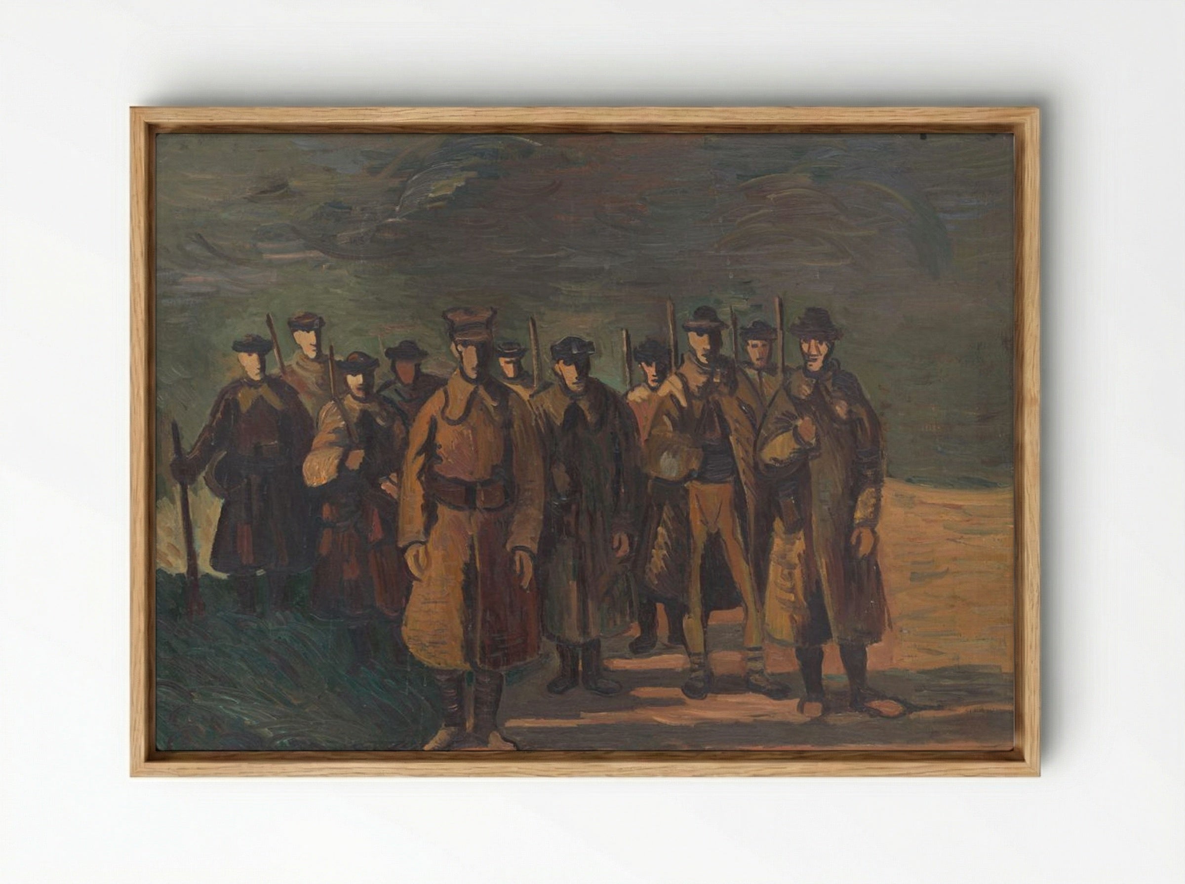 The Watch - Cyprián Majerník - Framed Canvas Wood