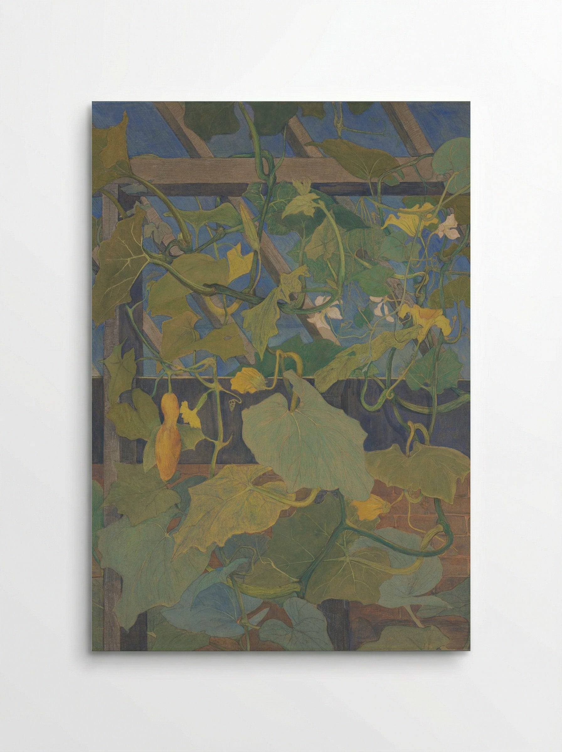 Greenhouse with Ornamental Gourds - Theo van Hoytema - Poster