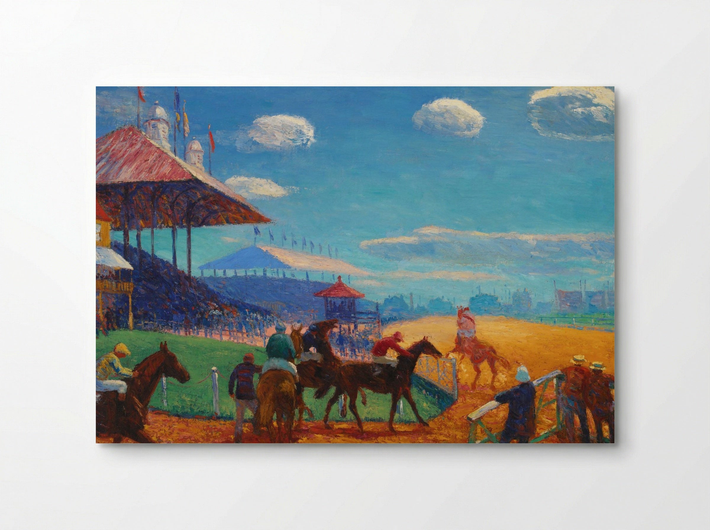 Race Track - William James Glackens - Poster