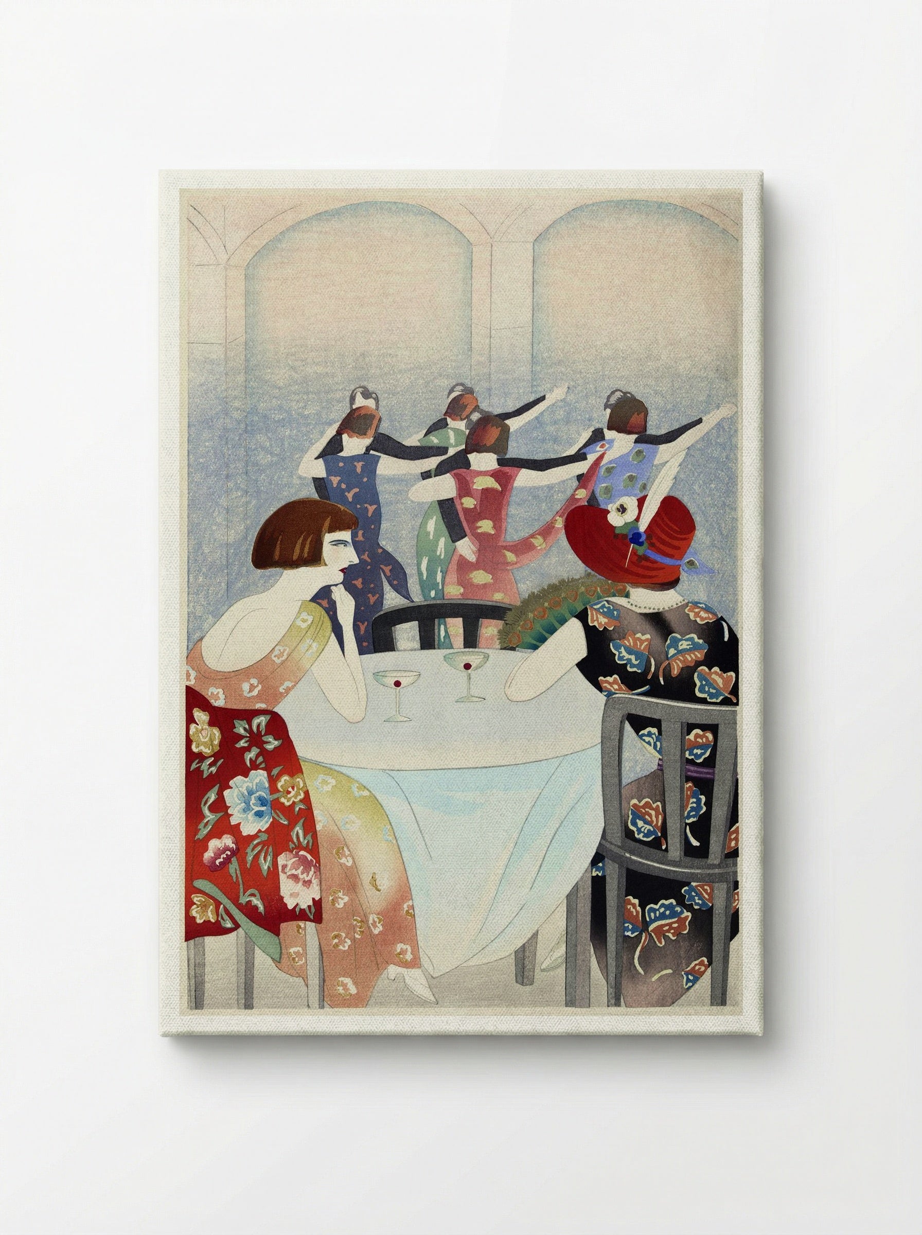 Dance Salon at the New Carlton Hotel, Shanghai - Yamamura Toyonari - Canvas