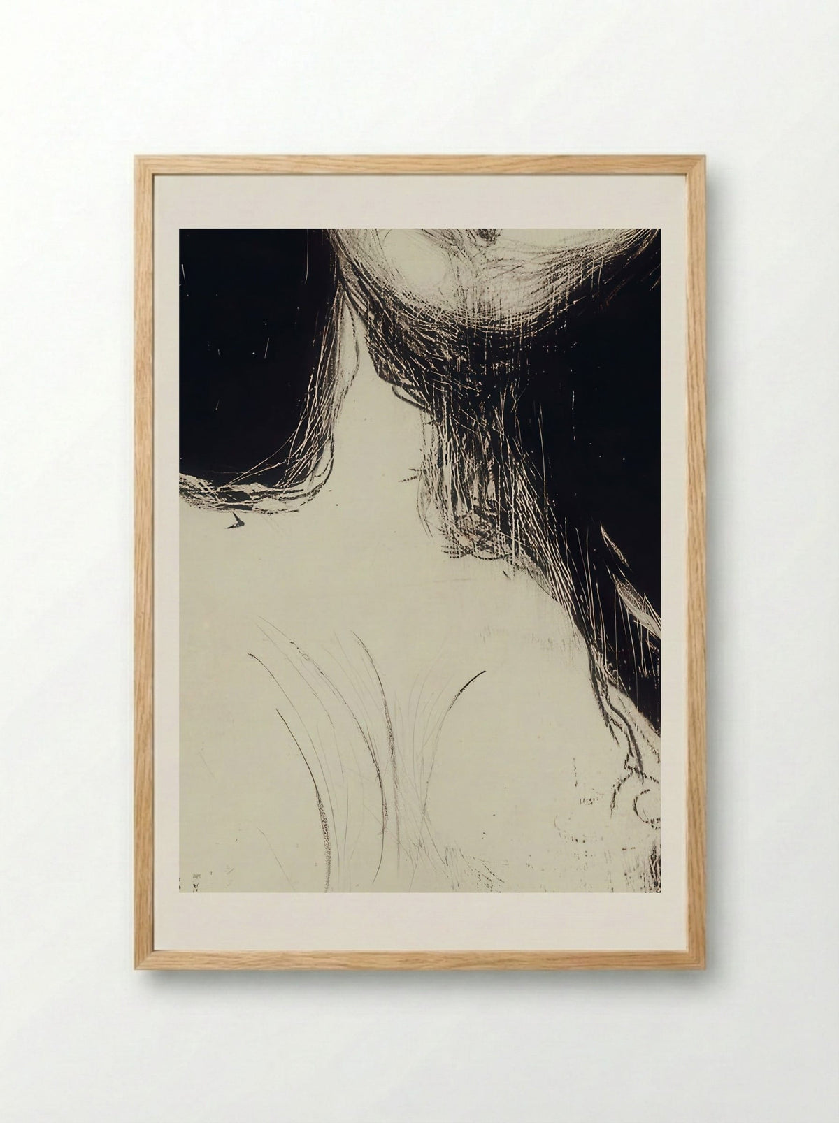 Madonna - Edvard Munch - Framed Print Wood