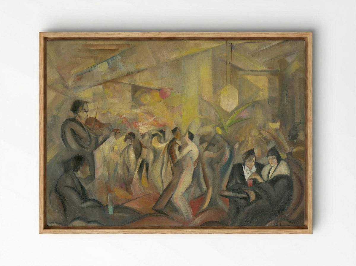 Paris Cafe - Zolo Palugyay - Framed Canvas Wood