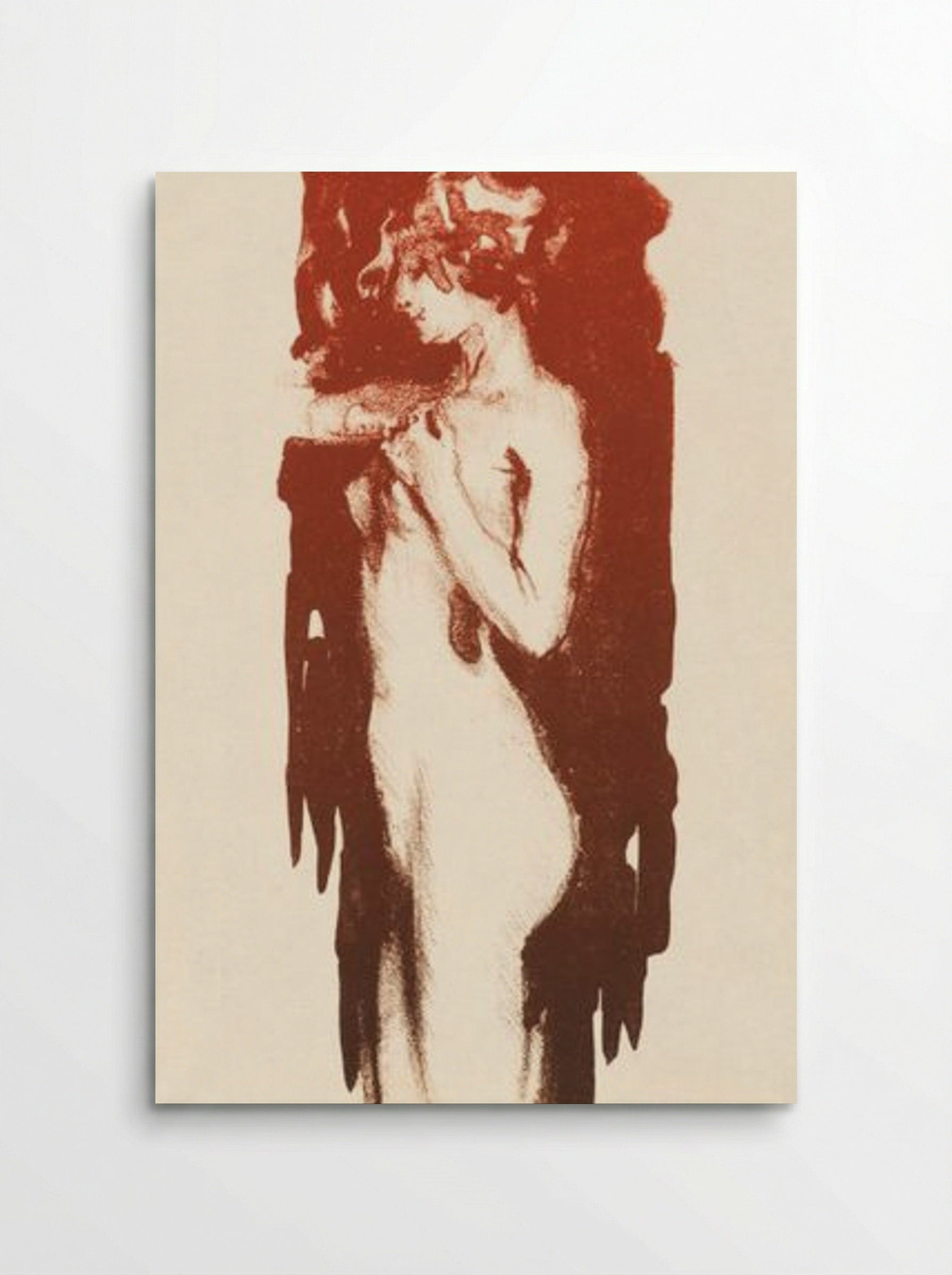 Standing Nude Woman - Huib Luns - Poster