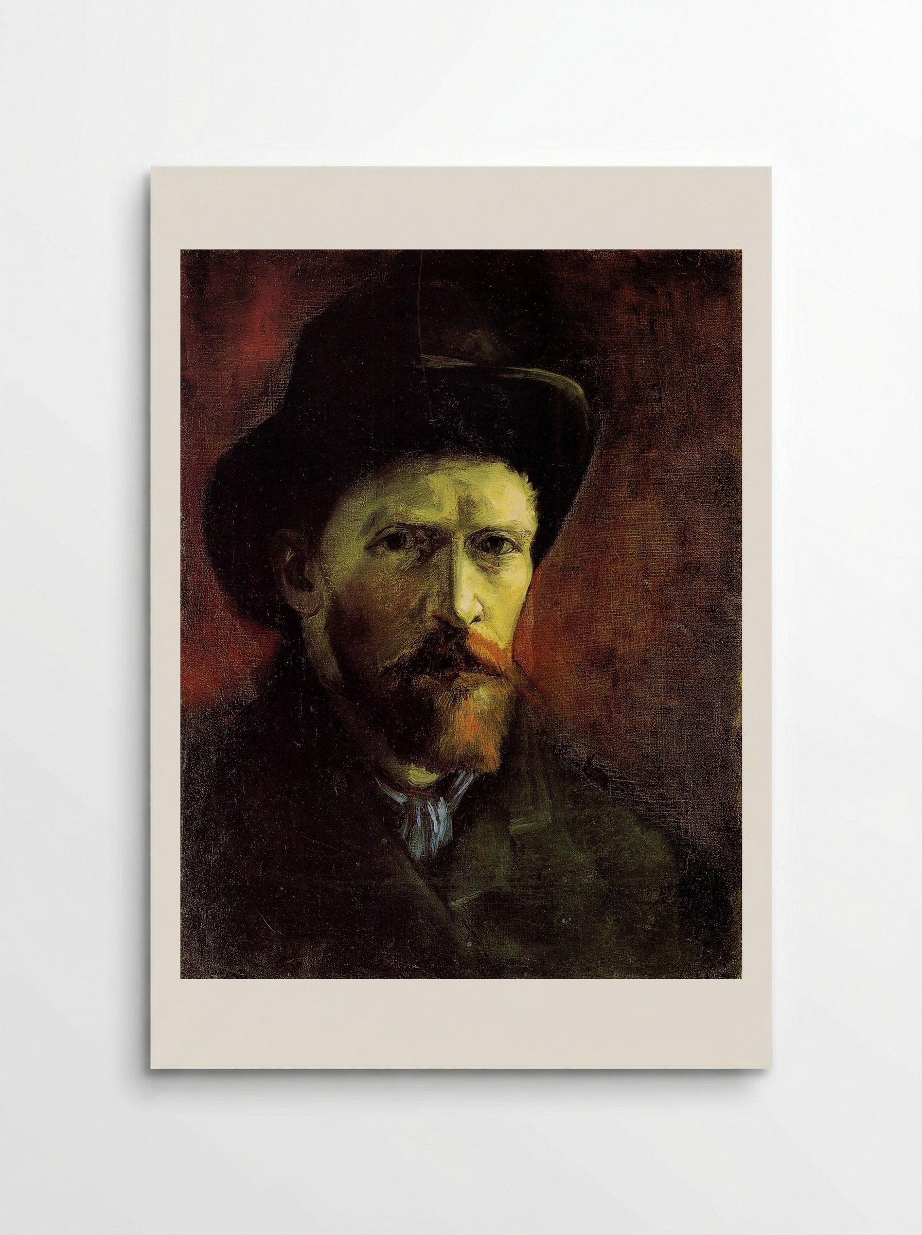 Self-Portrait with Dark Felt Hat - Vincent van Gogh - Poster