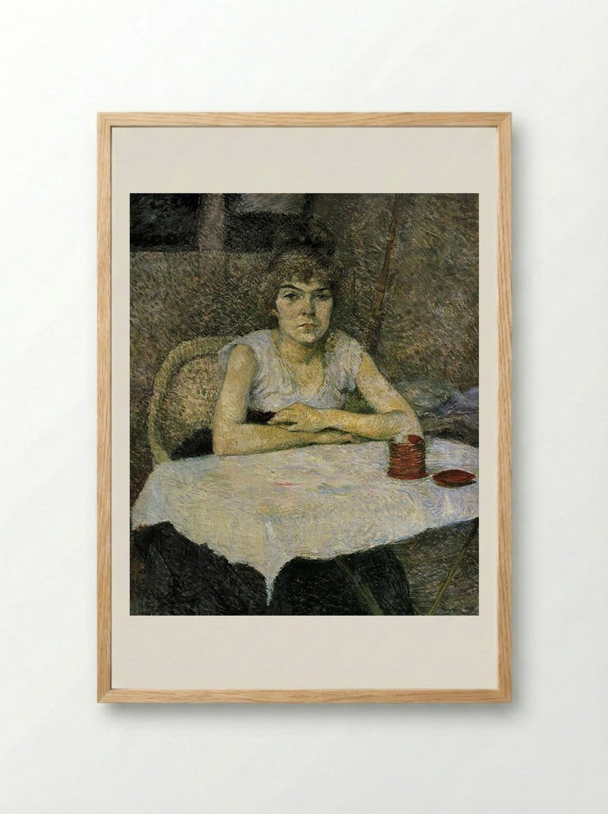 Rice Powder - Henri de Toulouse-Lautrec - Framed Print Wood