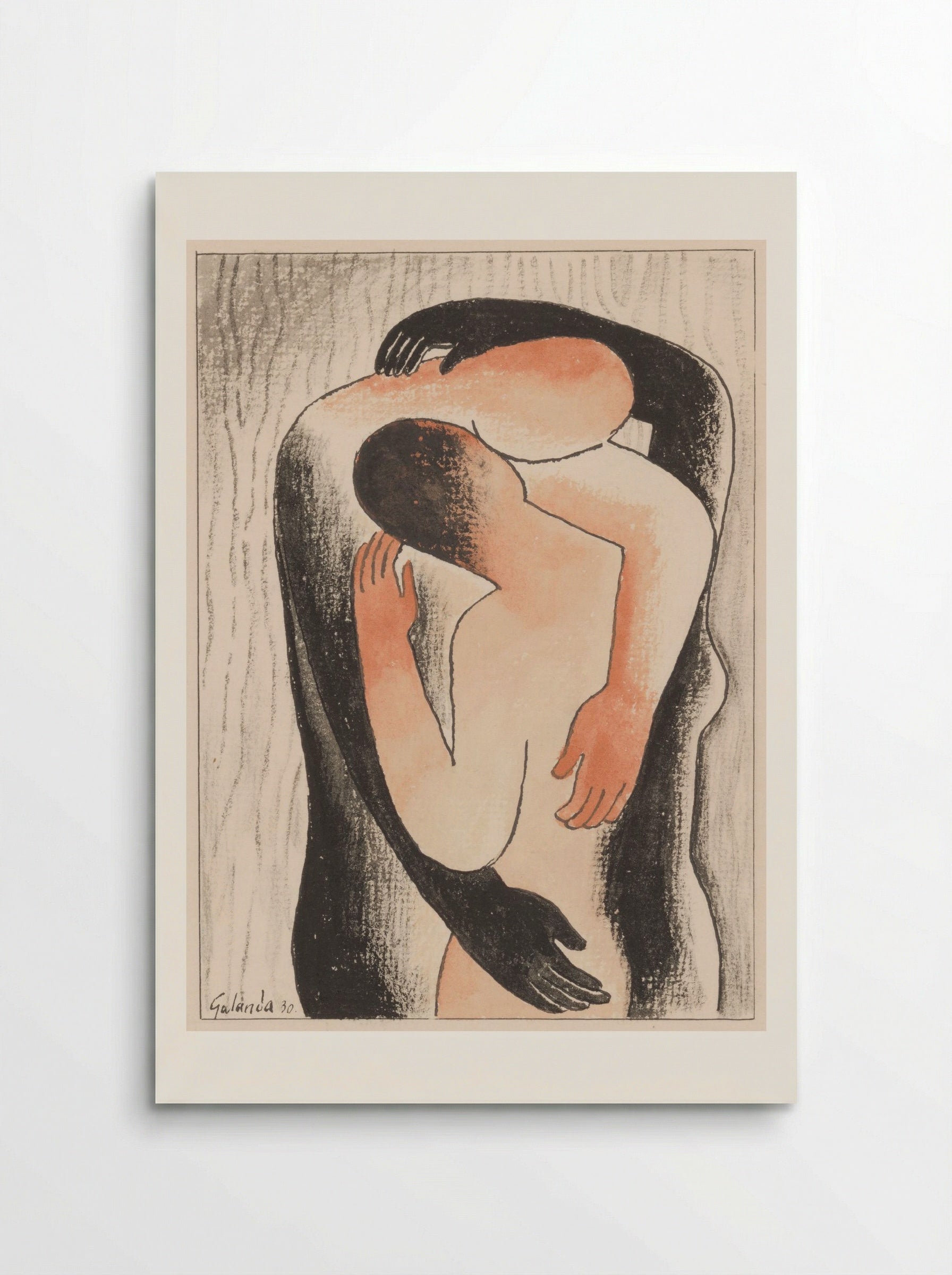 Embrace - Mikuláš Galanda - Poster