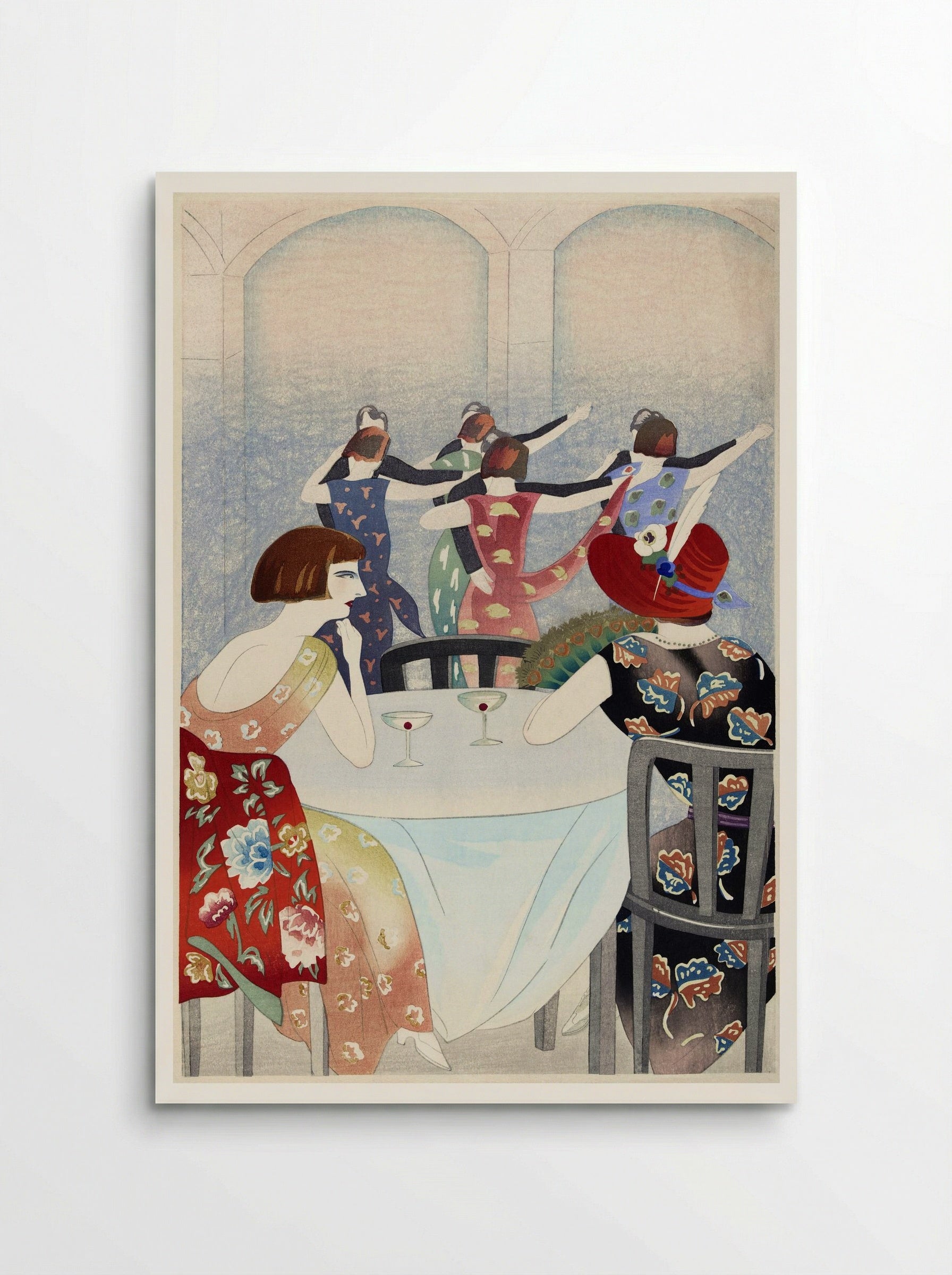 Dance Salon at the New Carlton Hotel, Shanghai - Yamamura Toyonari - Poster