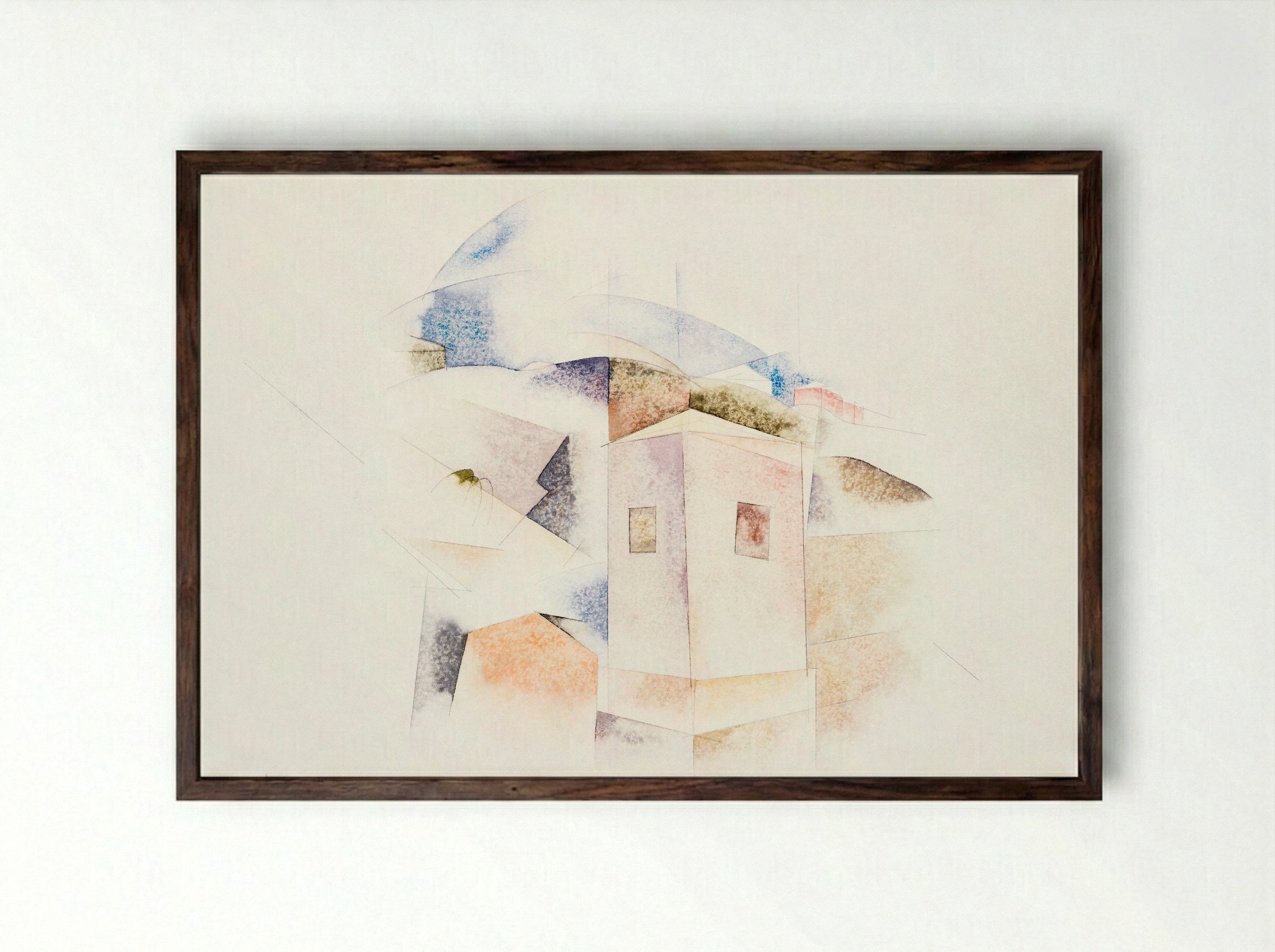 Bermuda No. 4 - Charles Demuth - Framed Print Dark Wood