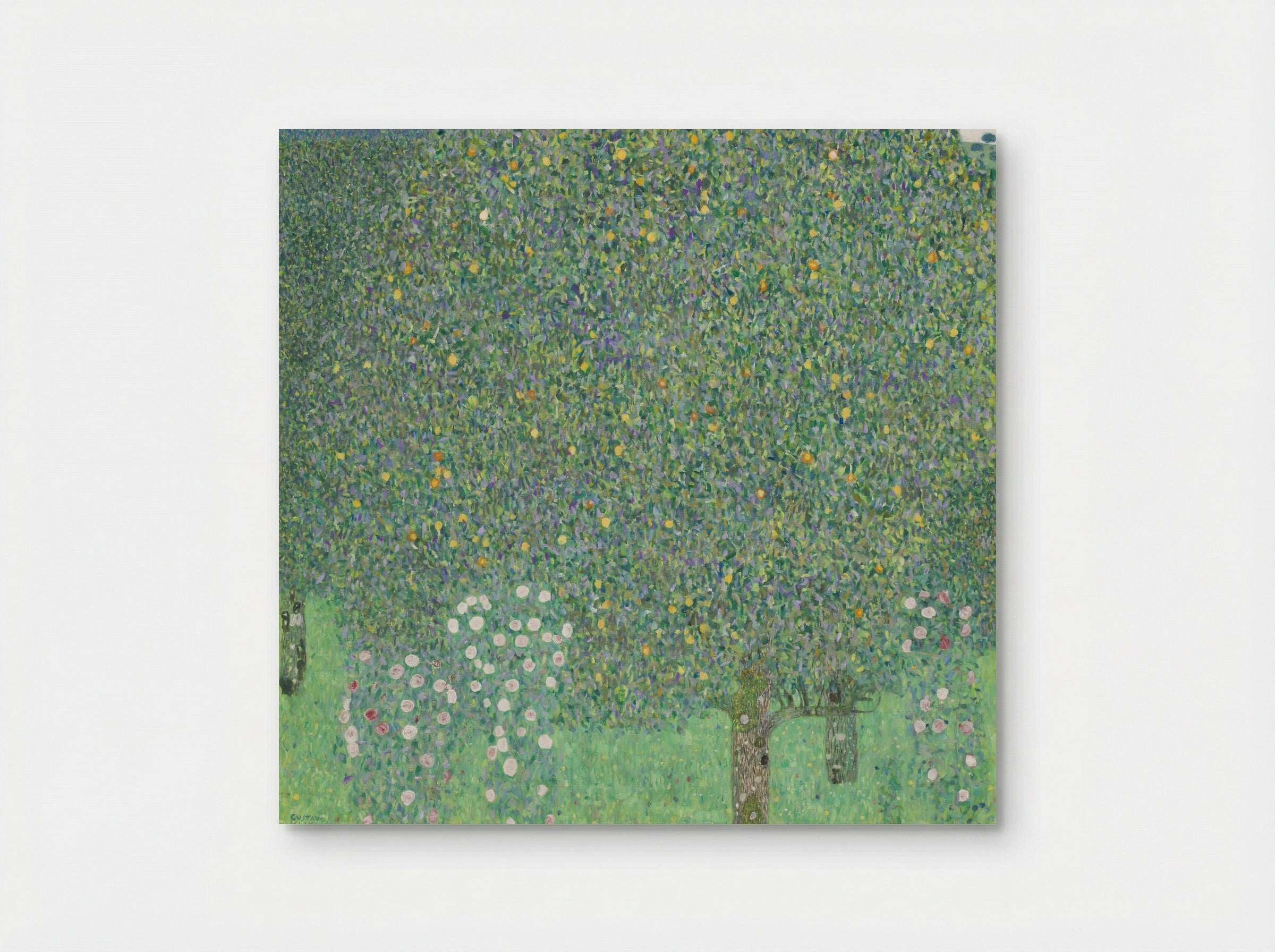 Roses Under the Trees - Gustav Klimt - Poster
