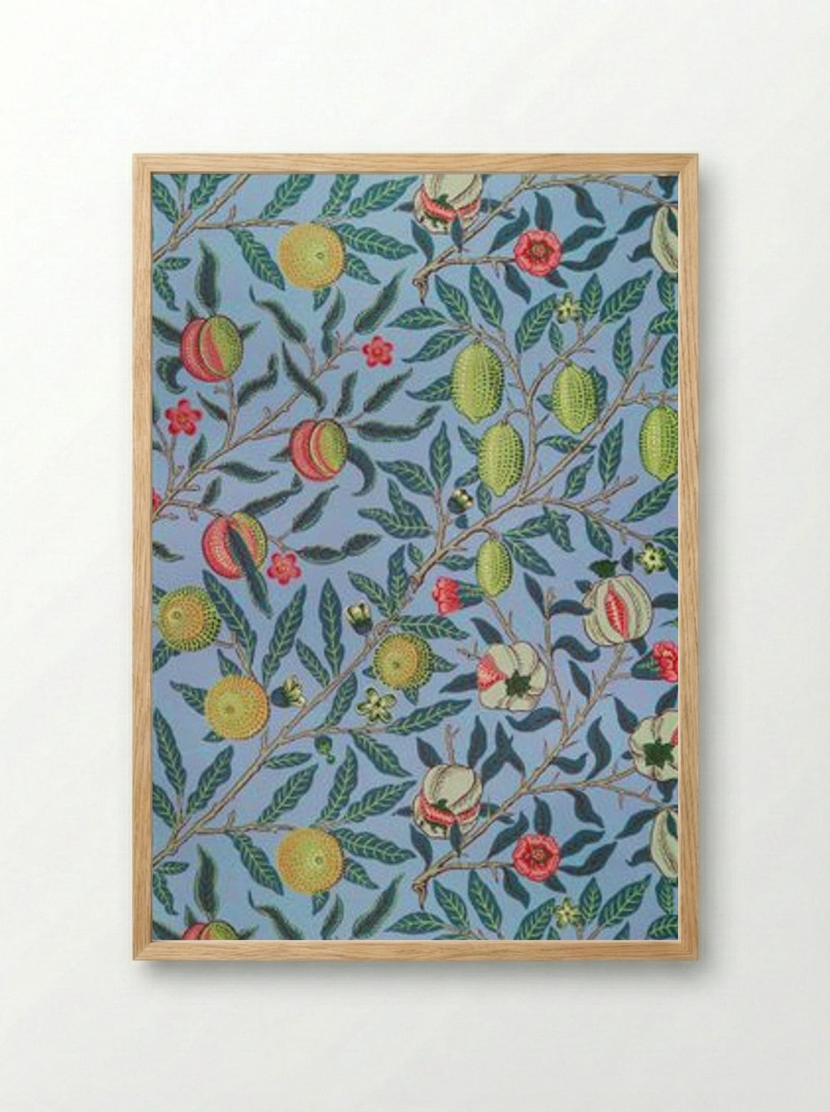 Fruit or Pomegranate - William Morris - Framed Print Wood