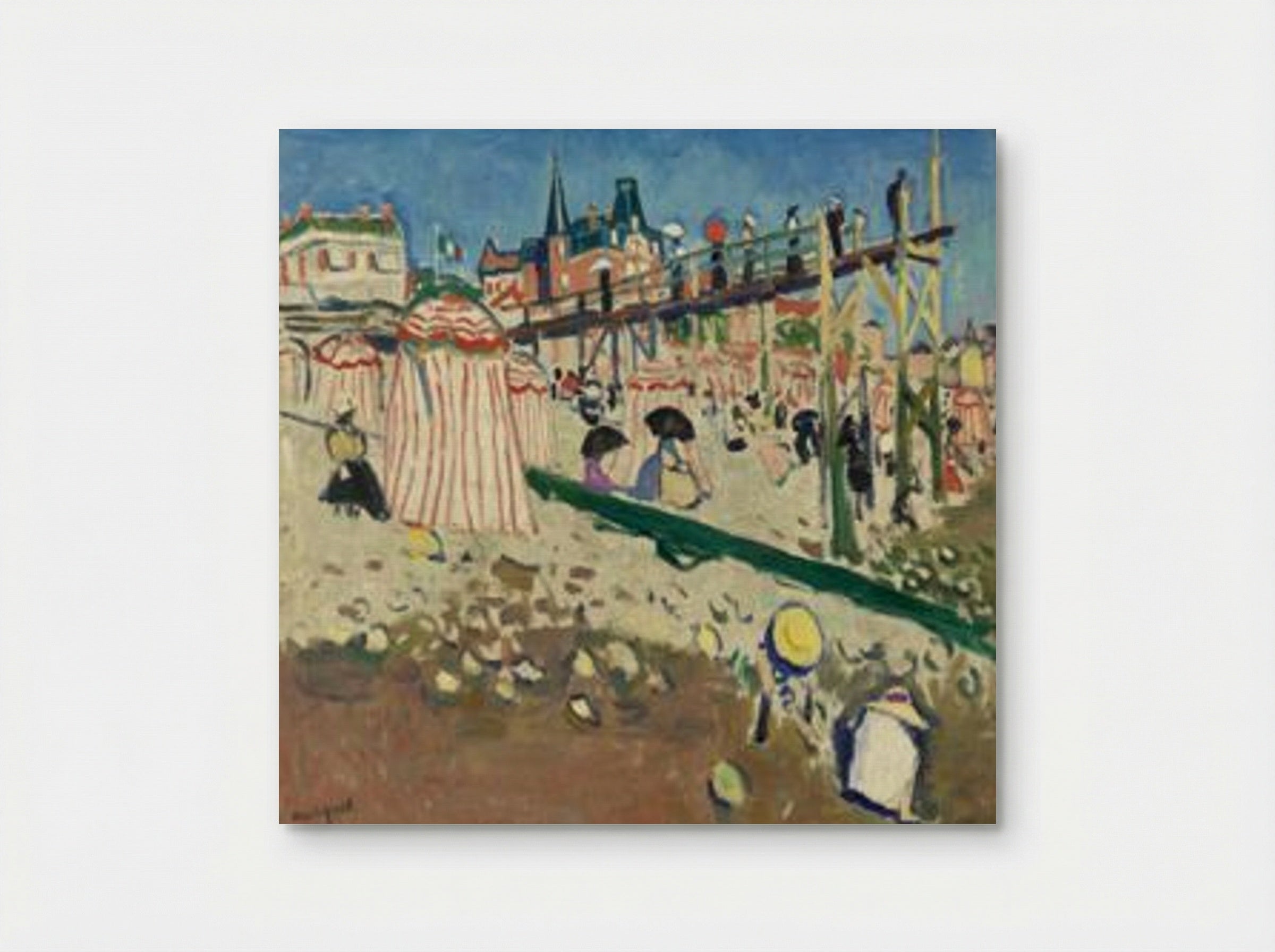 The Beach at Sainte-Adresse - Albert Marquet - Poster