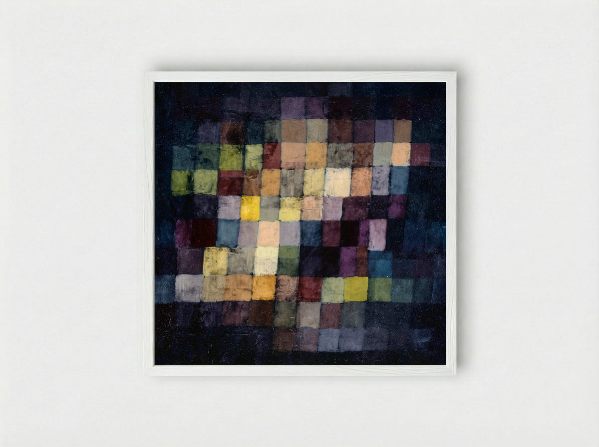 Old Sound - Paul Klee - Framed Print White
