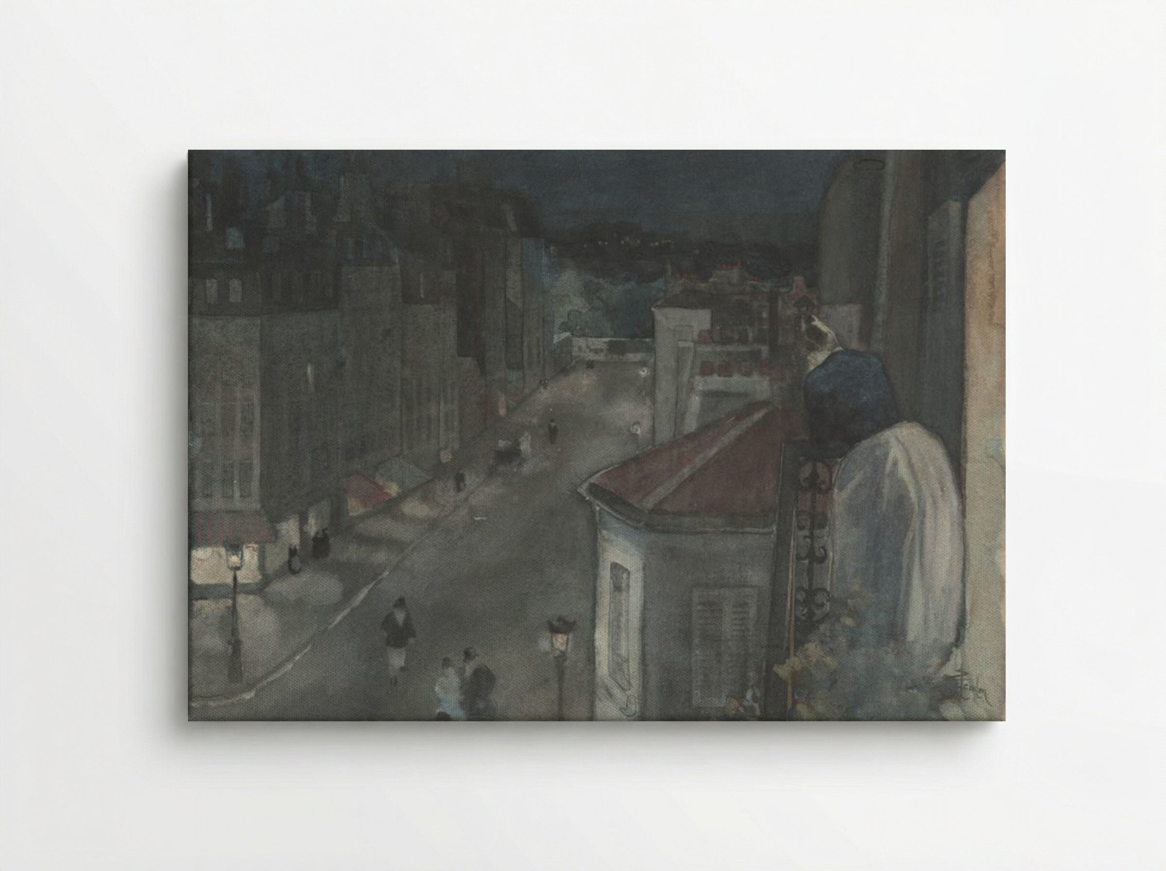 From the Sixth Floor - Théophile Alexandre Steinlen - Canvas